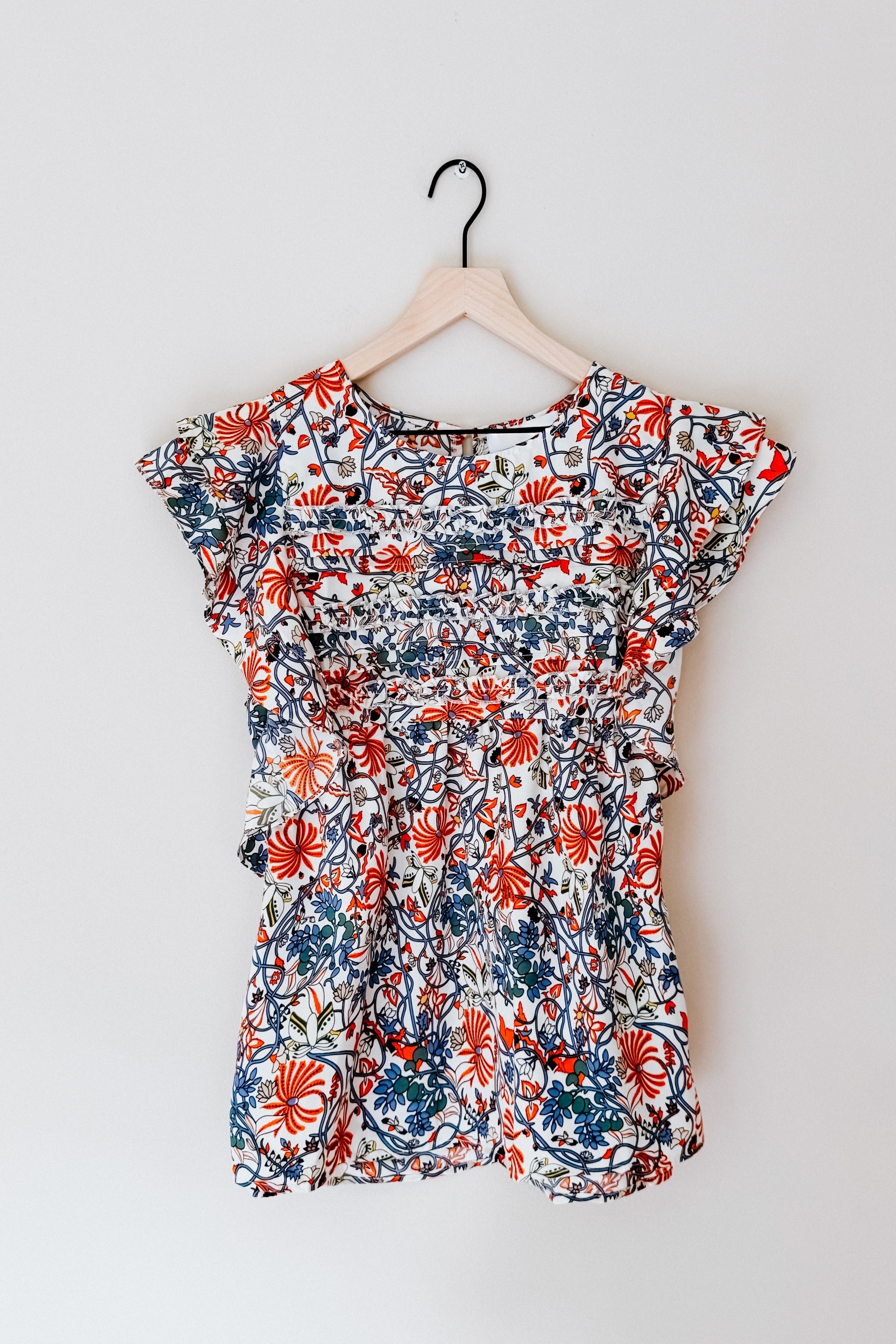 Something Peaceful Flutter Sleeve Blouse