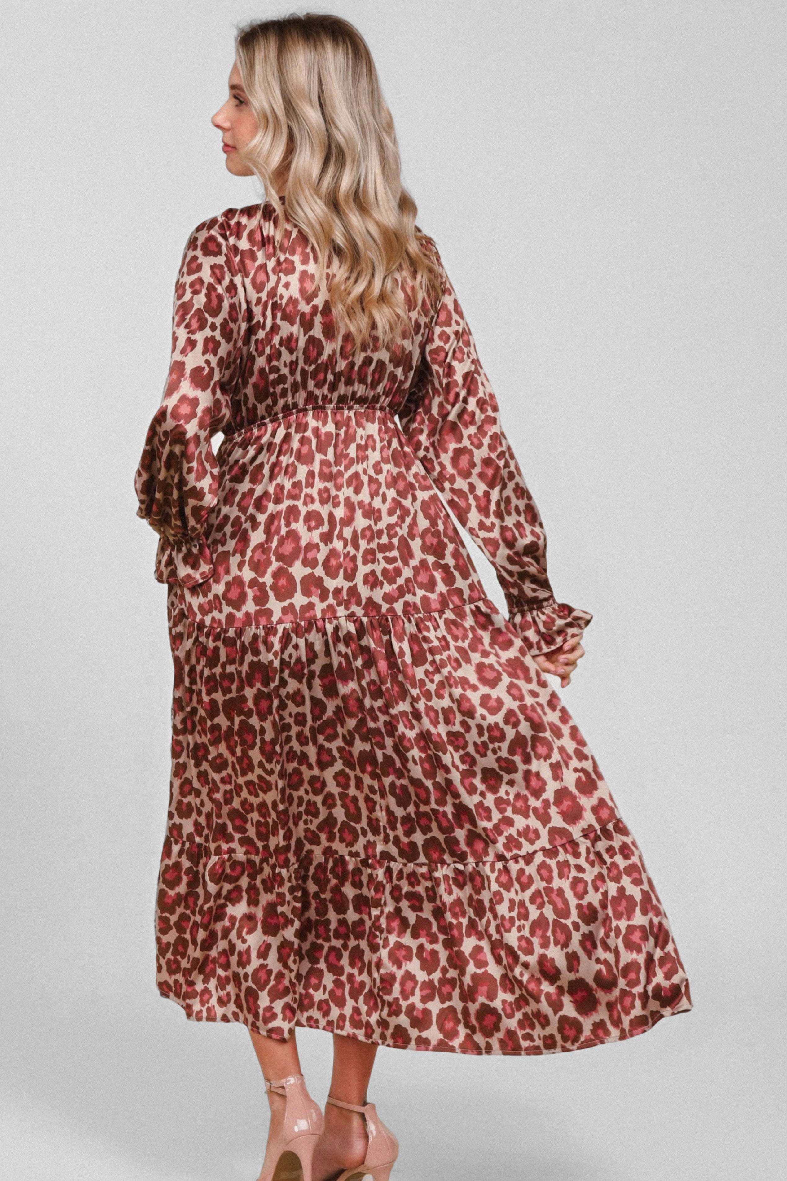 Wild Grace Leopard Maxi Dress
