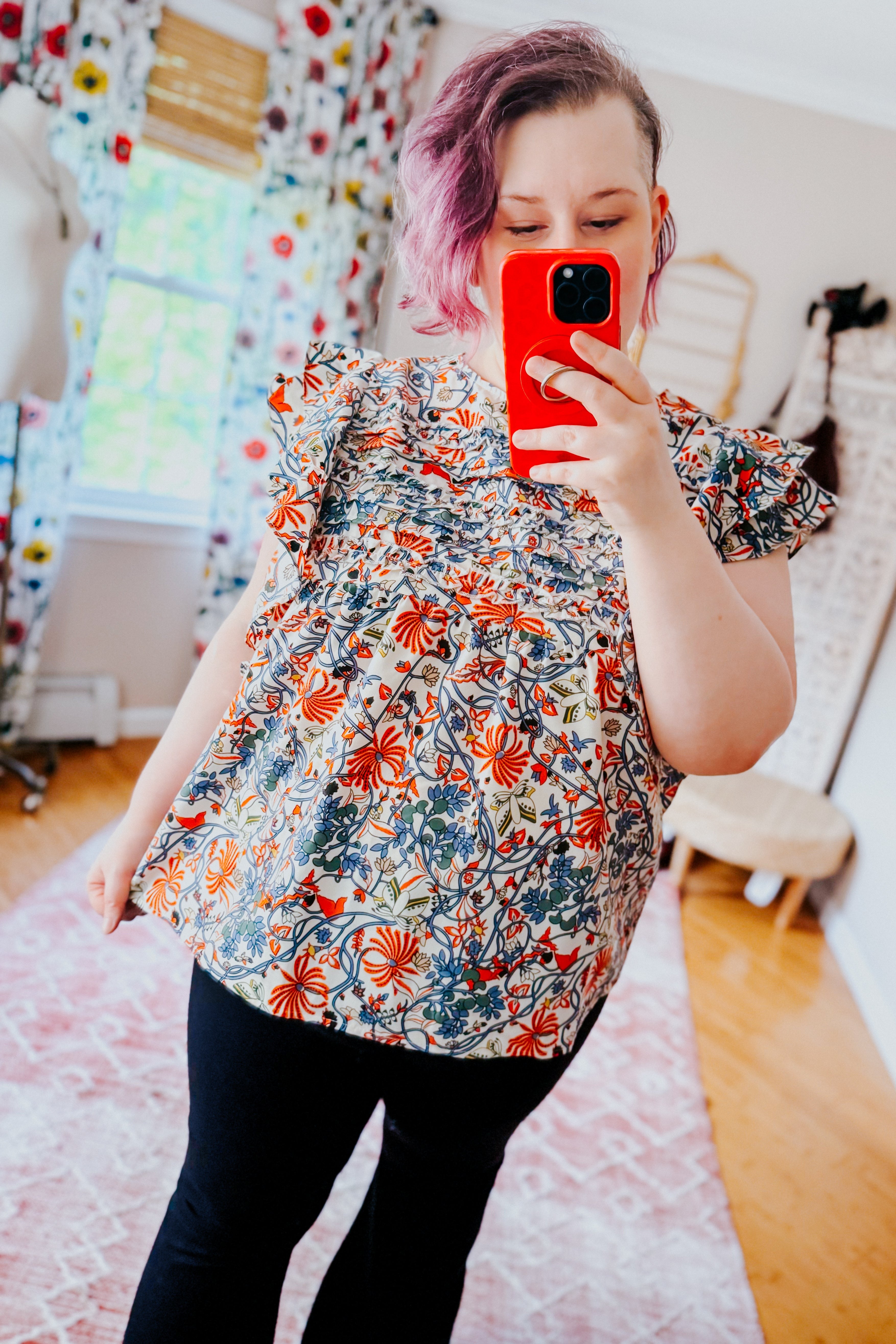 Something Peaceful Flutter Sleeve Blouse