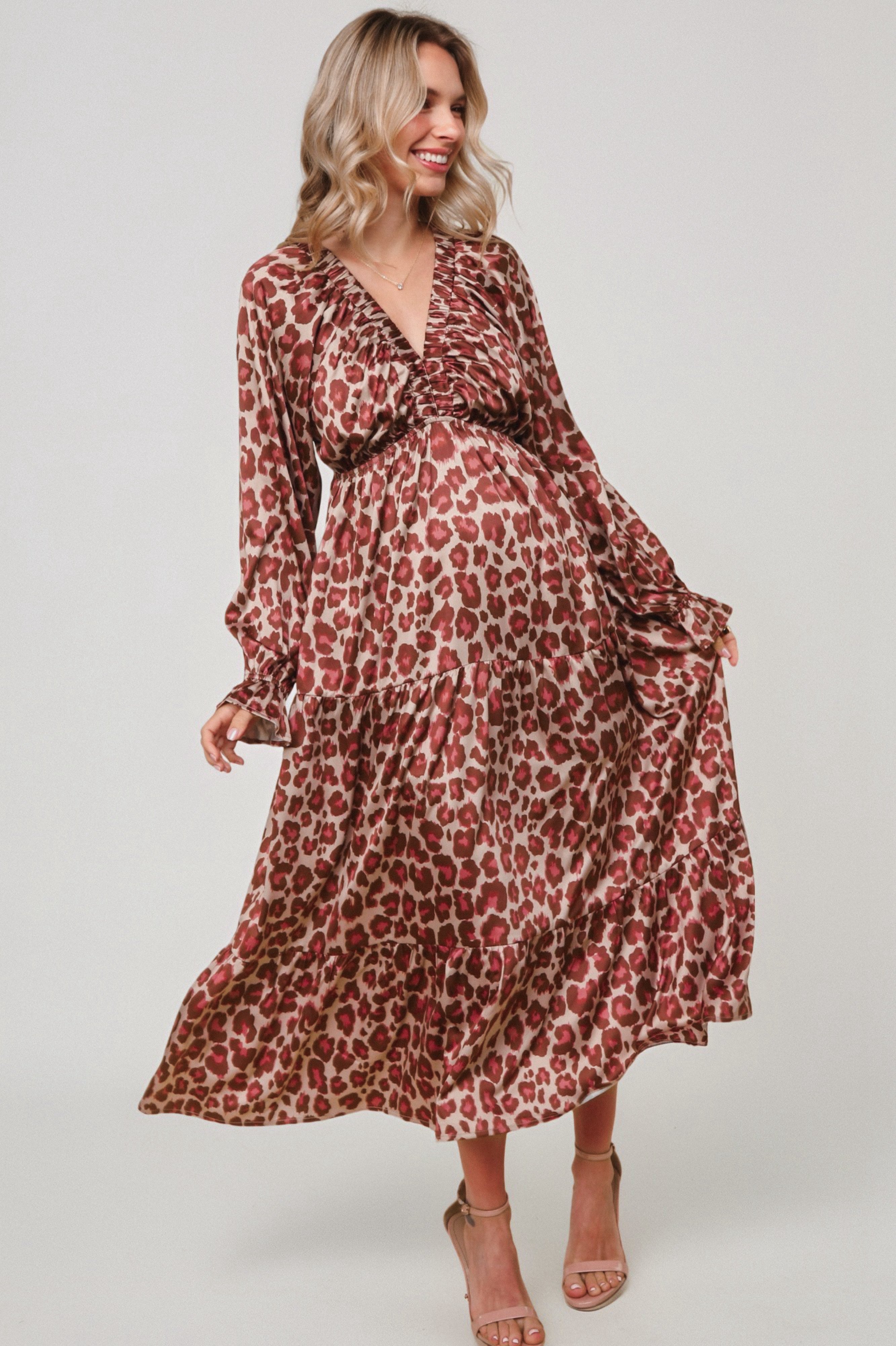 Wild Grace Leopard Maxi Dress