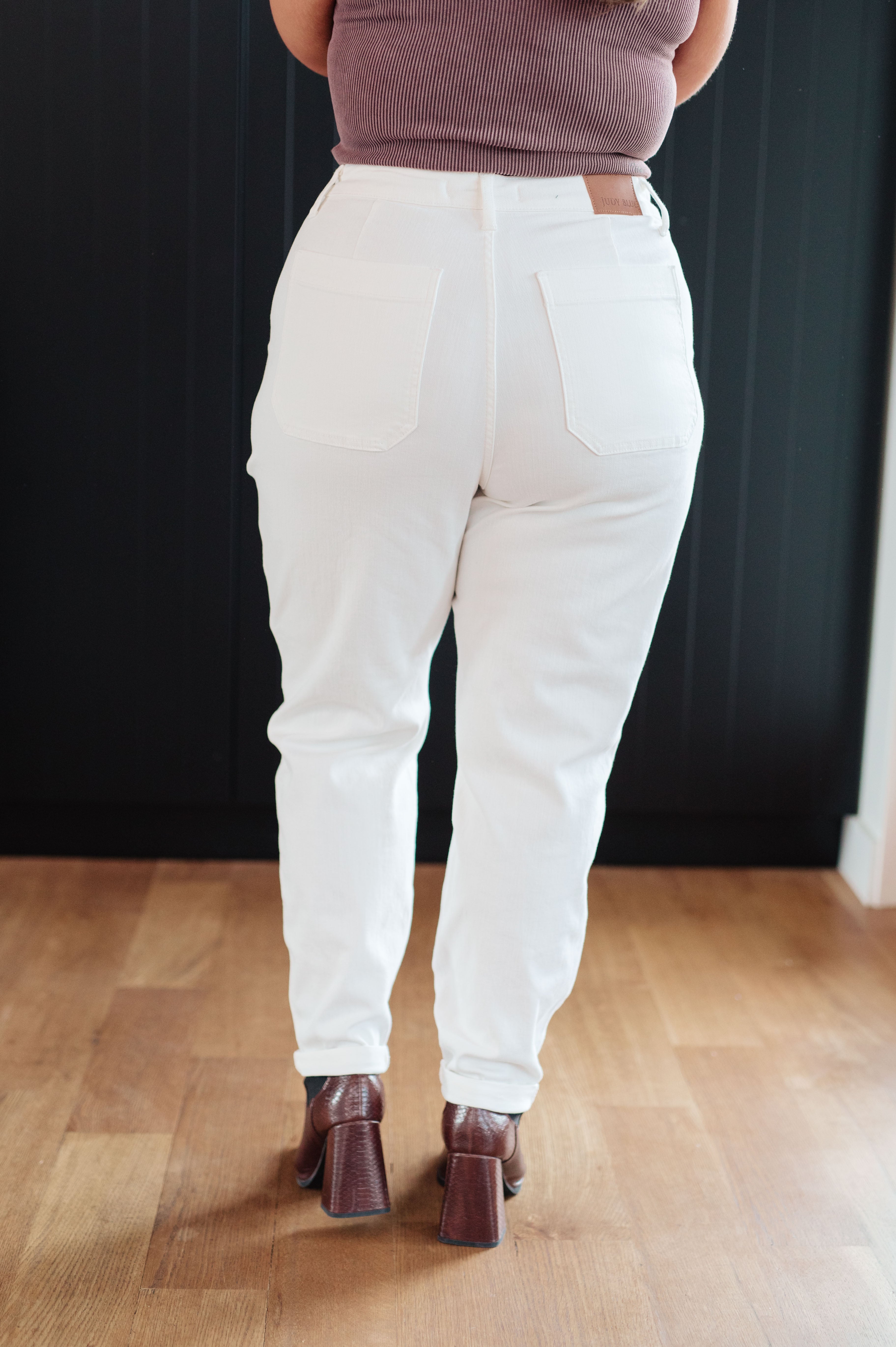 Charlene High Rise Jogger • Ecru