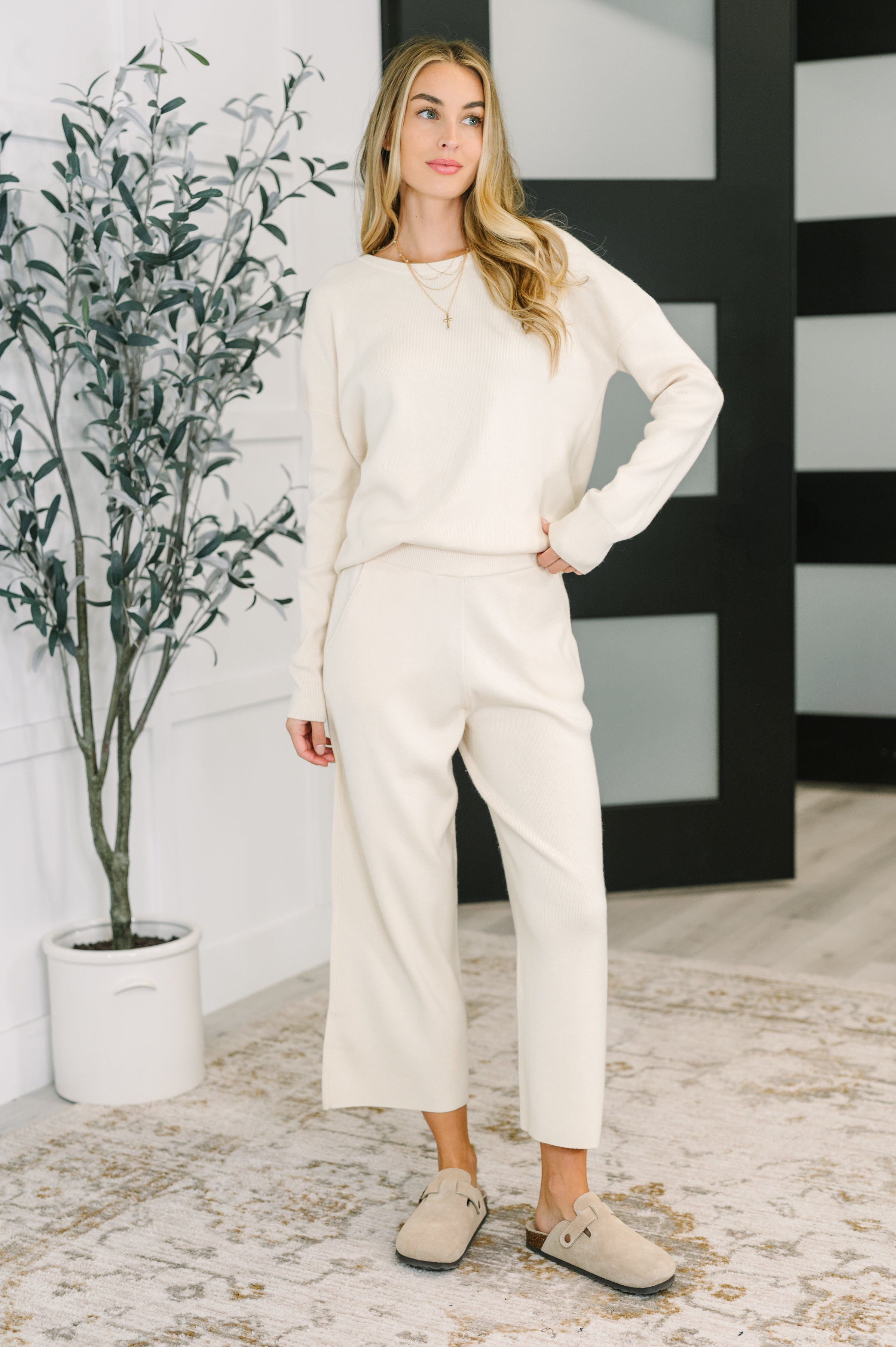 Clove Culotte Pants • Oatmeal