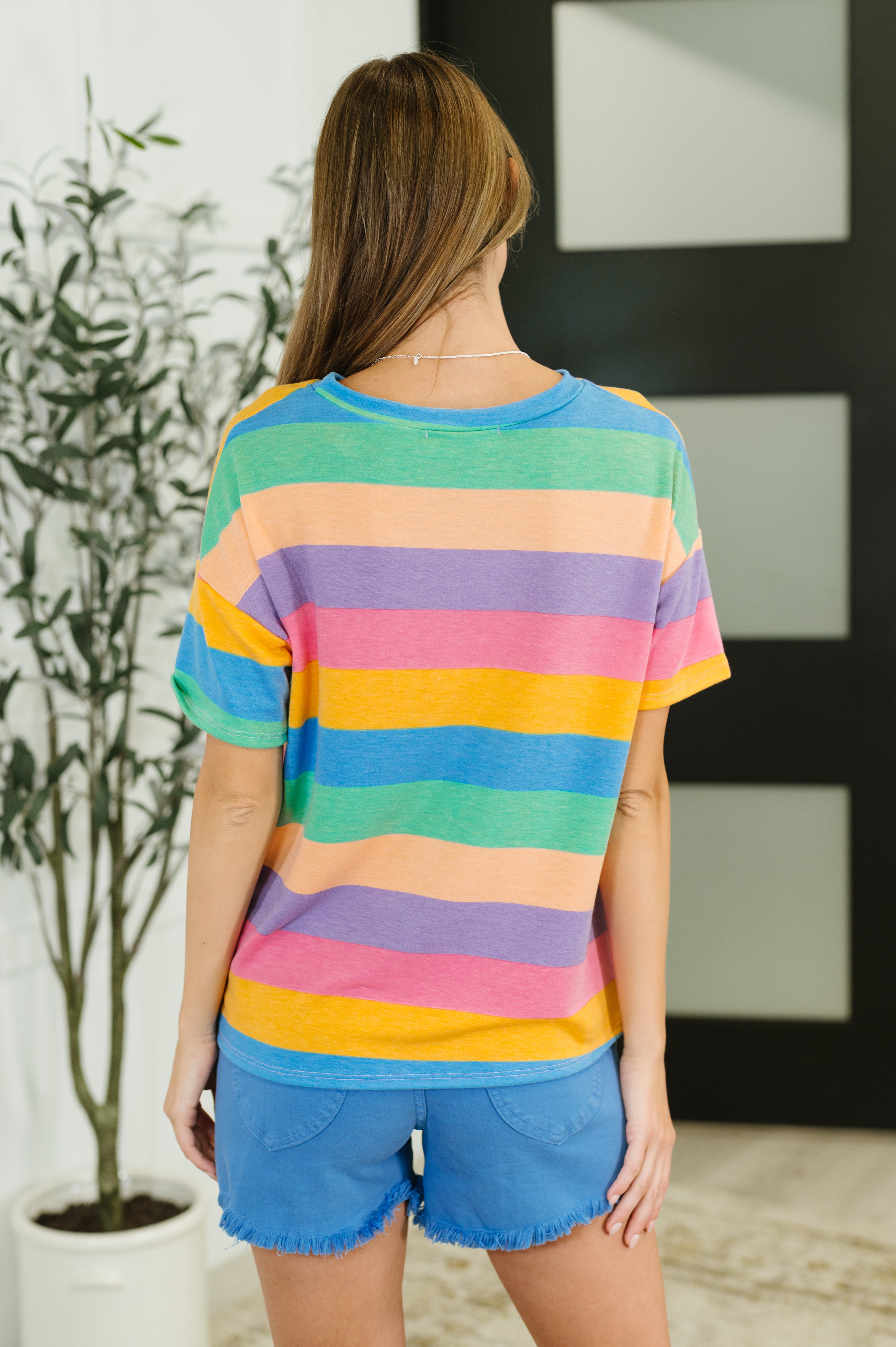 Color Theory Drop Shoulder Top