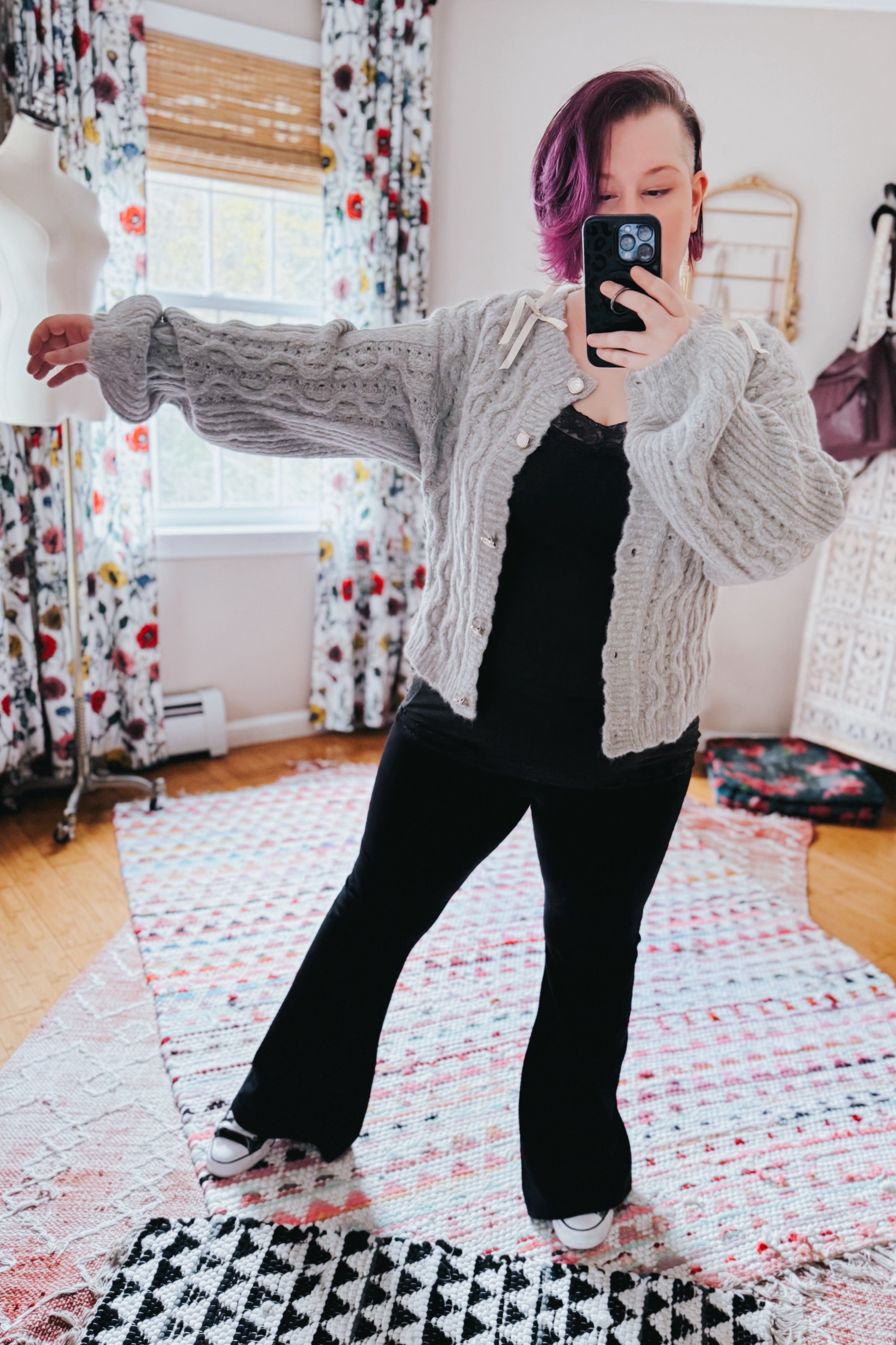 Winter Belle Button Down Sweater