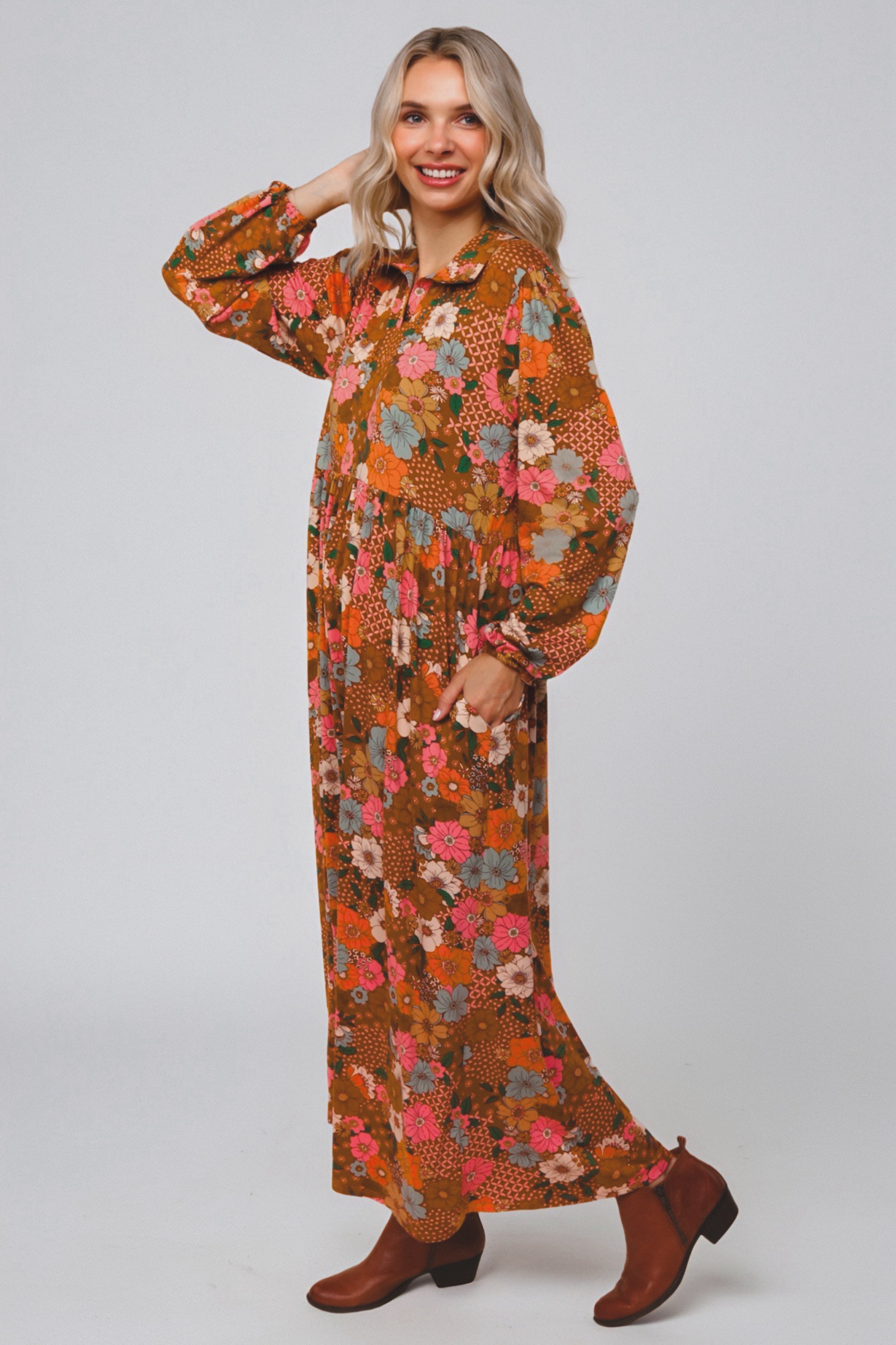 Groovy Garden Maxi Dress