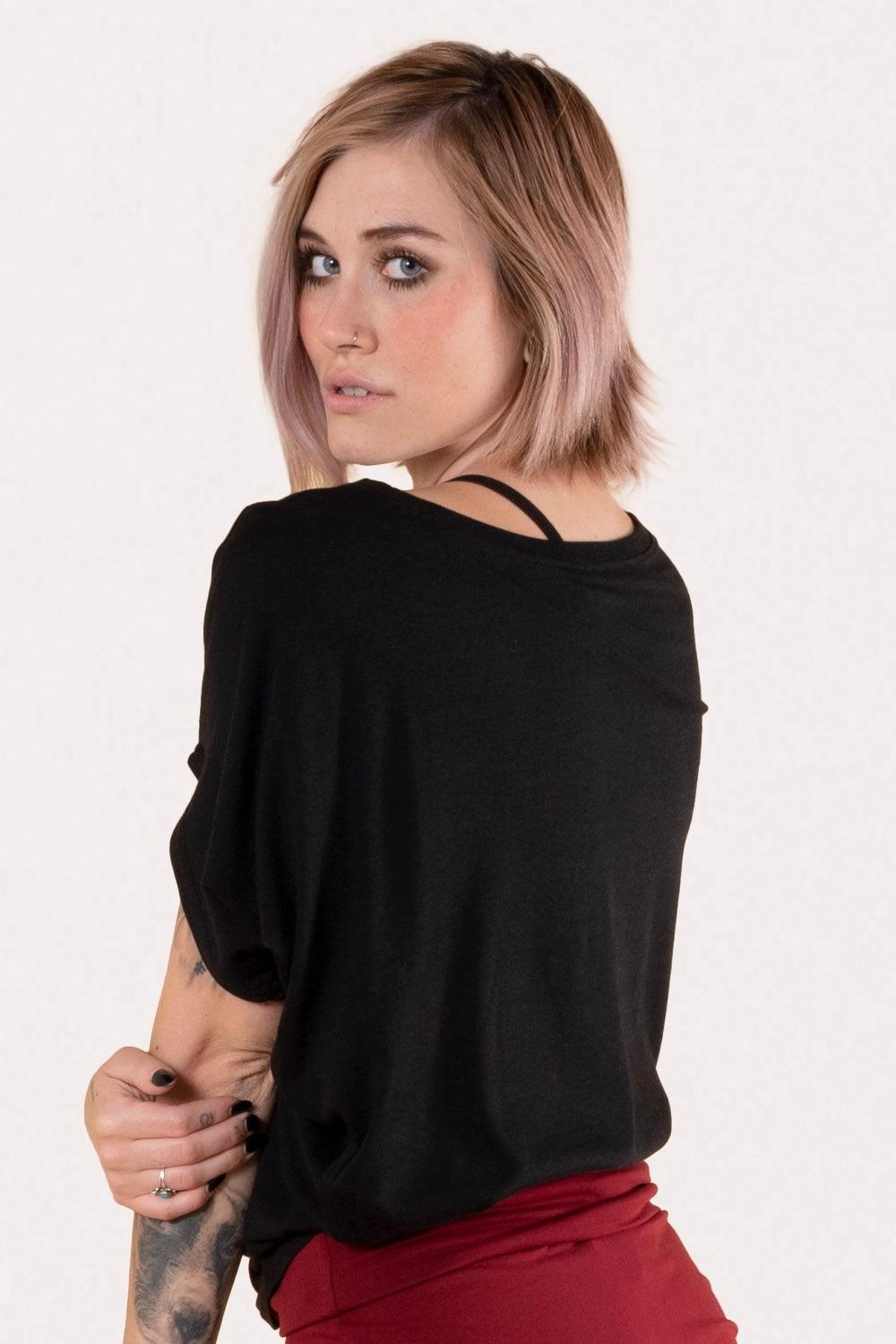 Moon Magic Bamboo Dolman Top - Atomic Wildflower