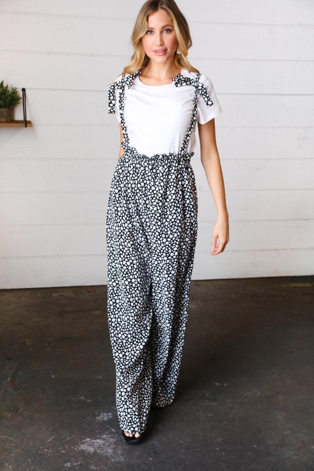 I Want It Wide Leg Frilled Jumpsuit - Atomic Wildflower