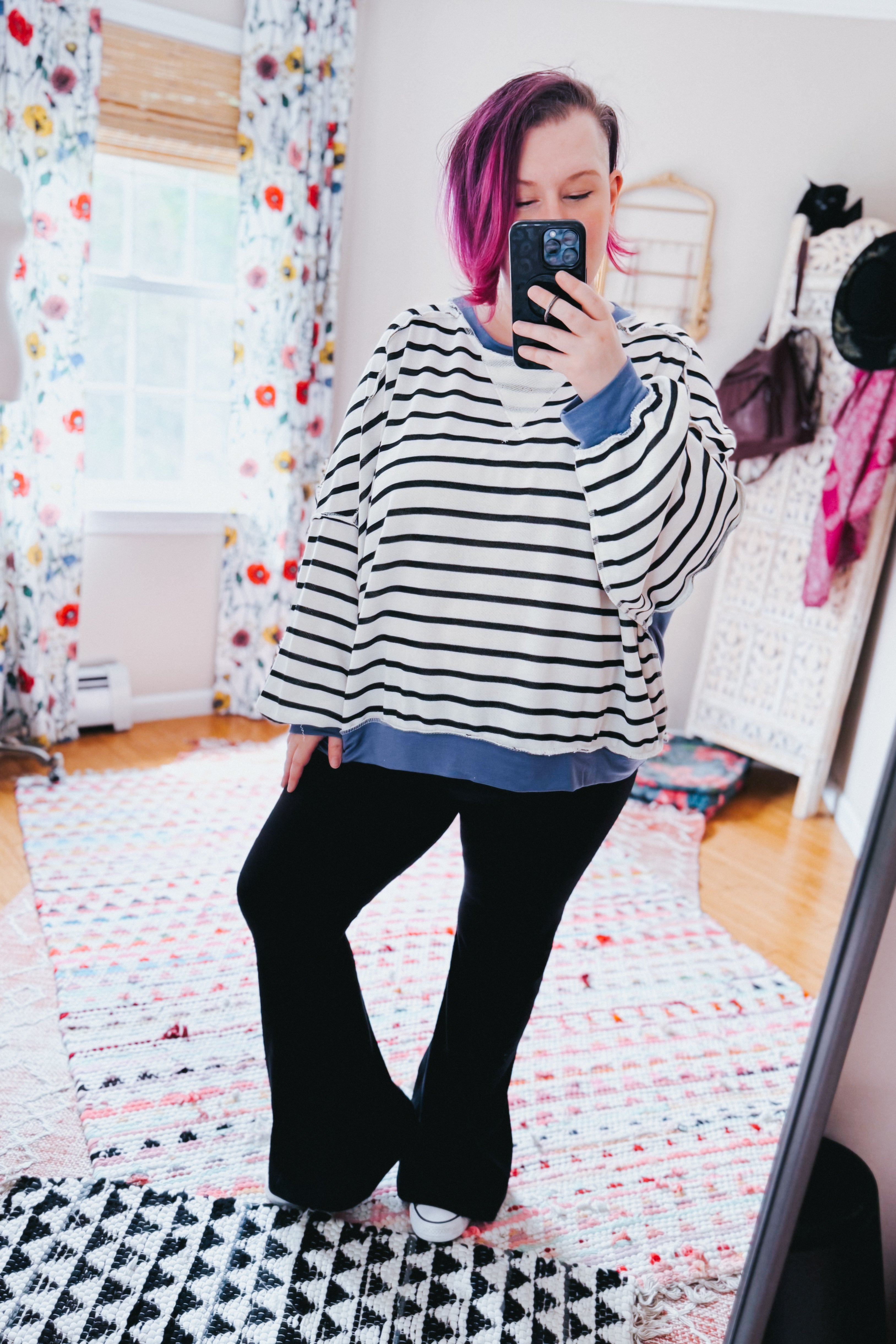 Cute in Comfort Crew Neck Pullover • Denim