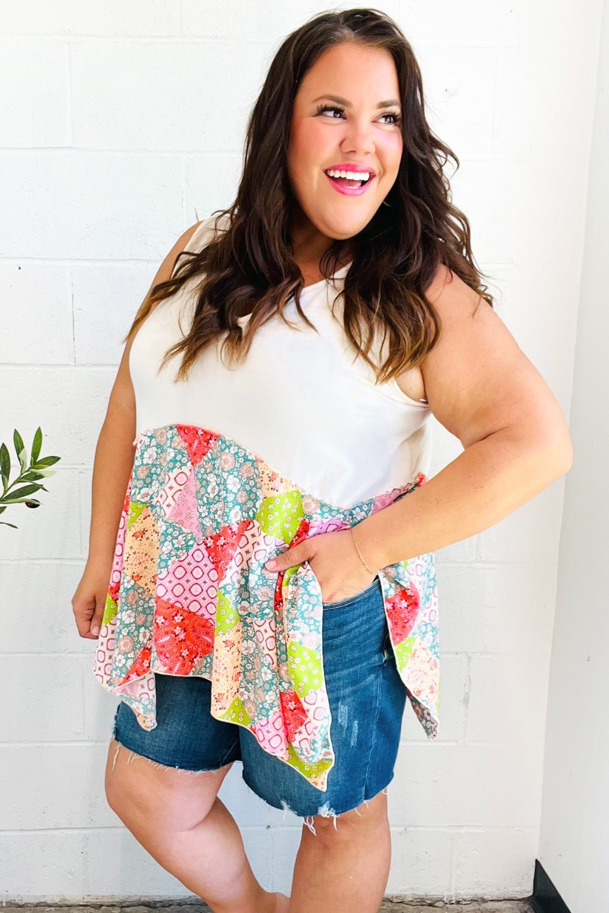 Feeling Femme Patchwork Top