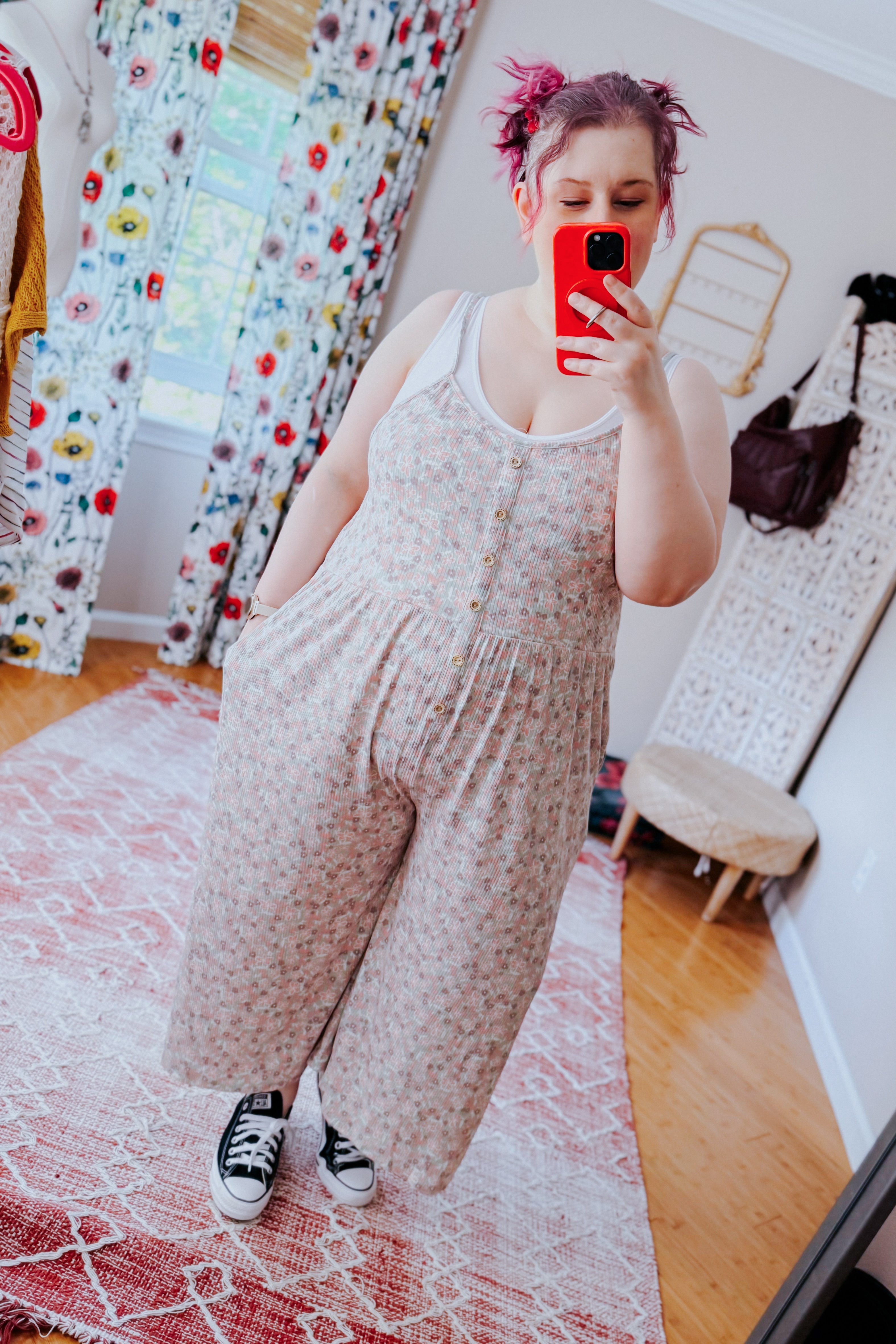 Lucky In Love Floral Jumpsuit