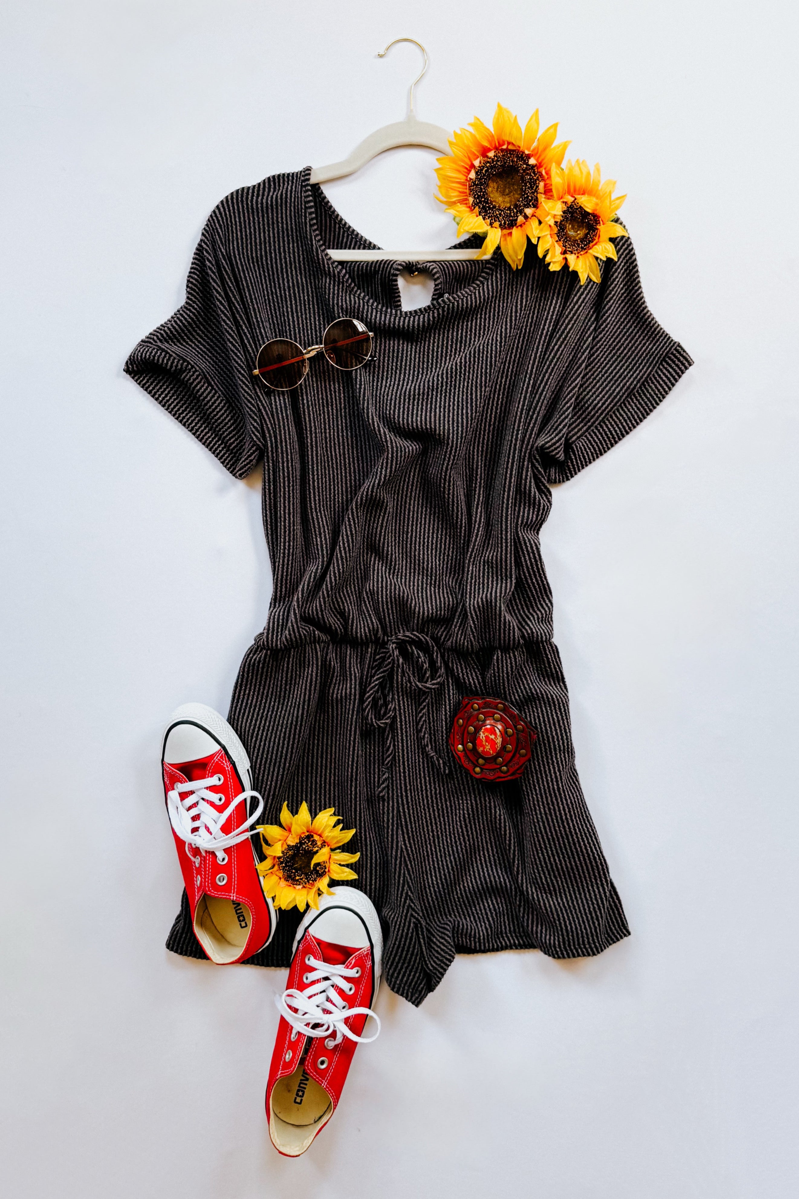 Tide Breaker Rib Knit Romper