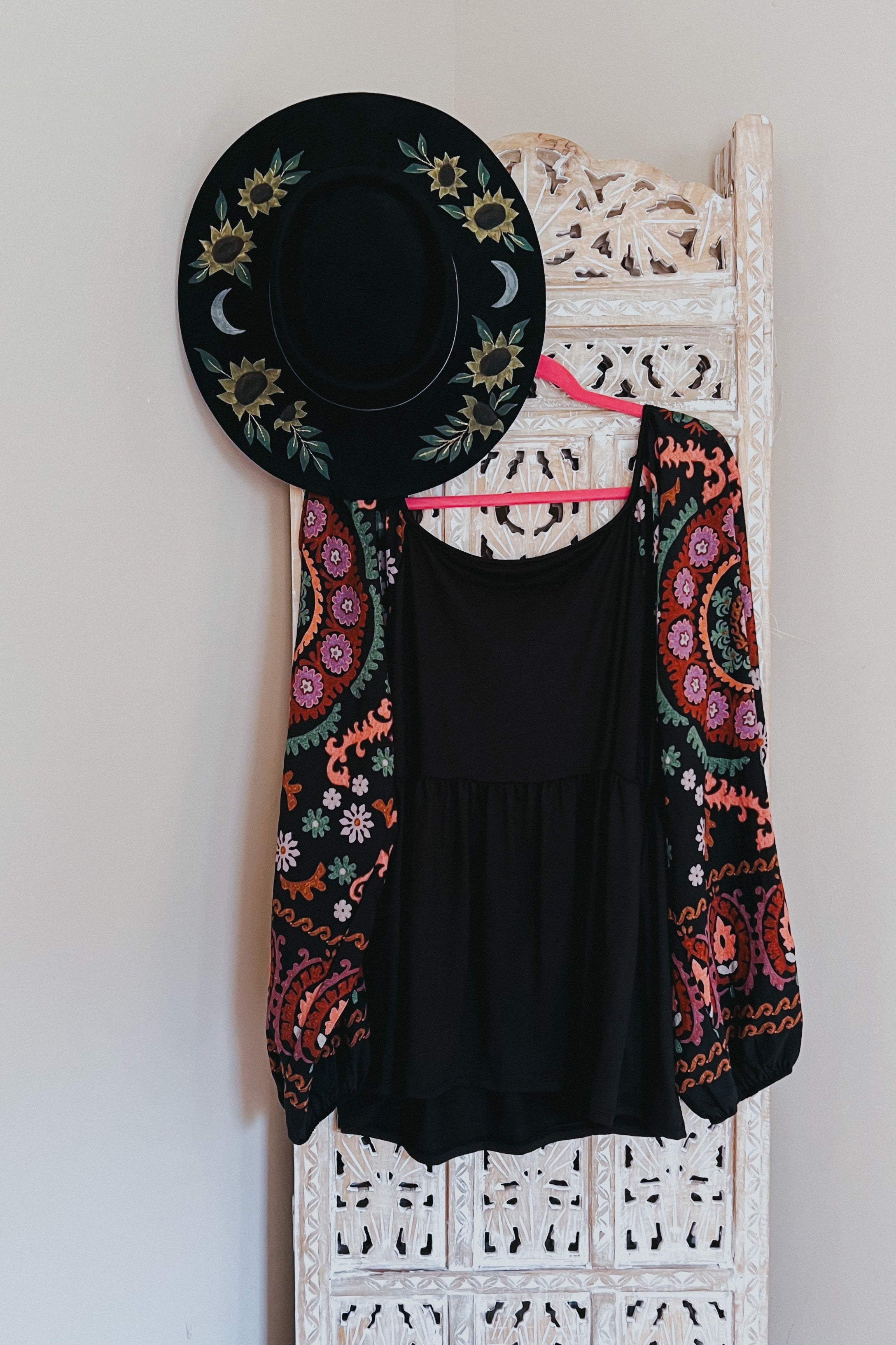 Dueling Dreams Border Print Blouse