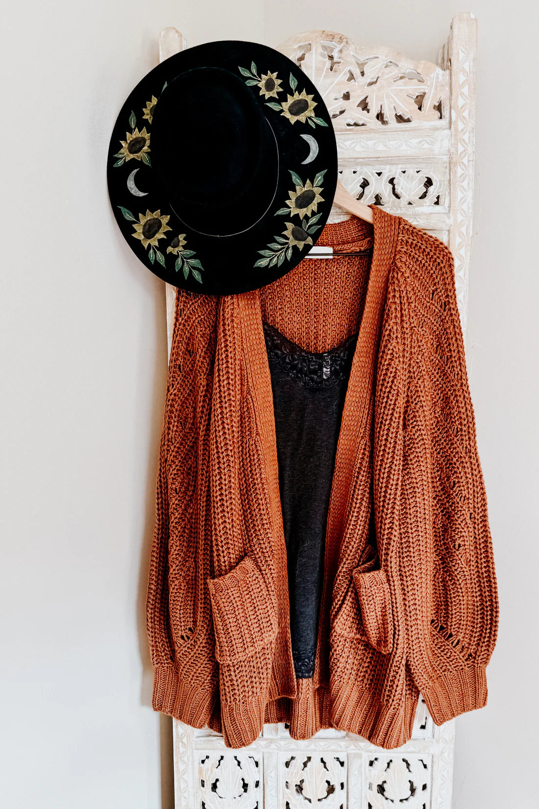 Maybe Monday Cardigan • Chestnut