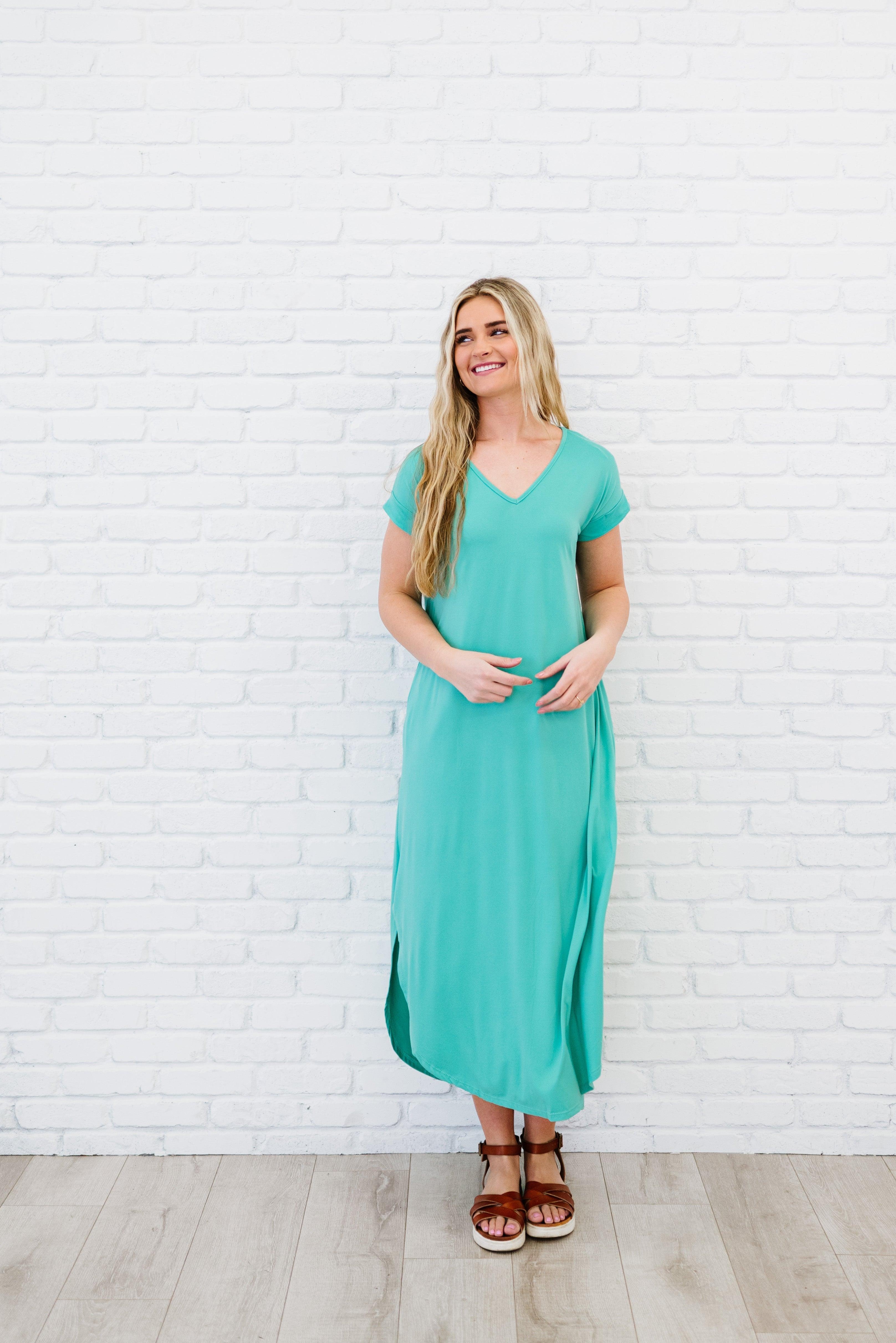 Extraordinary Life Maxi Dress • Mint - Atomic Wildflower