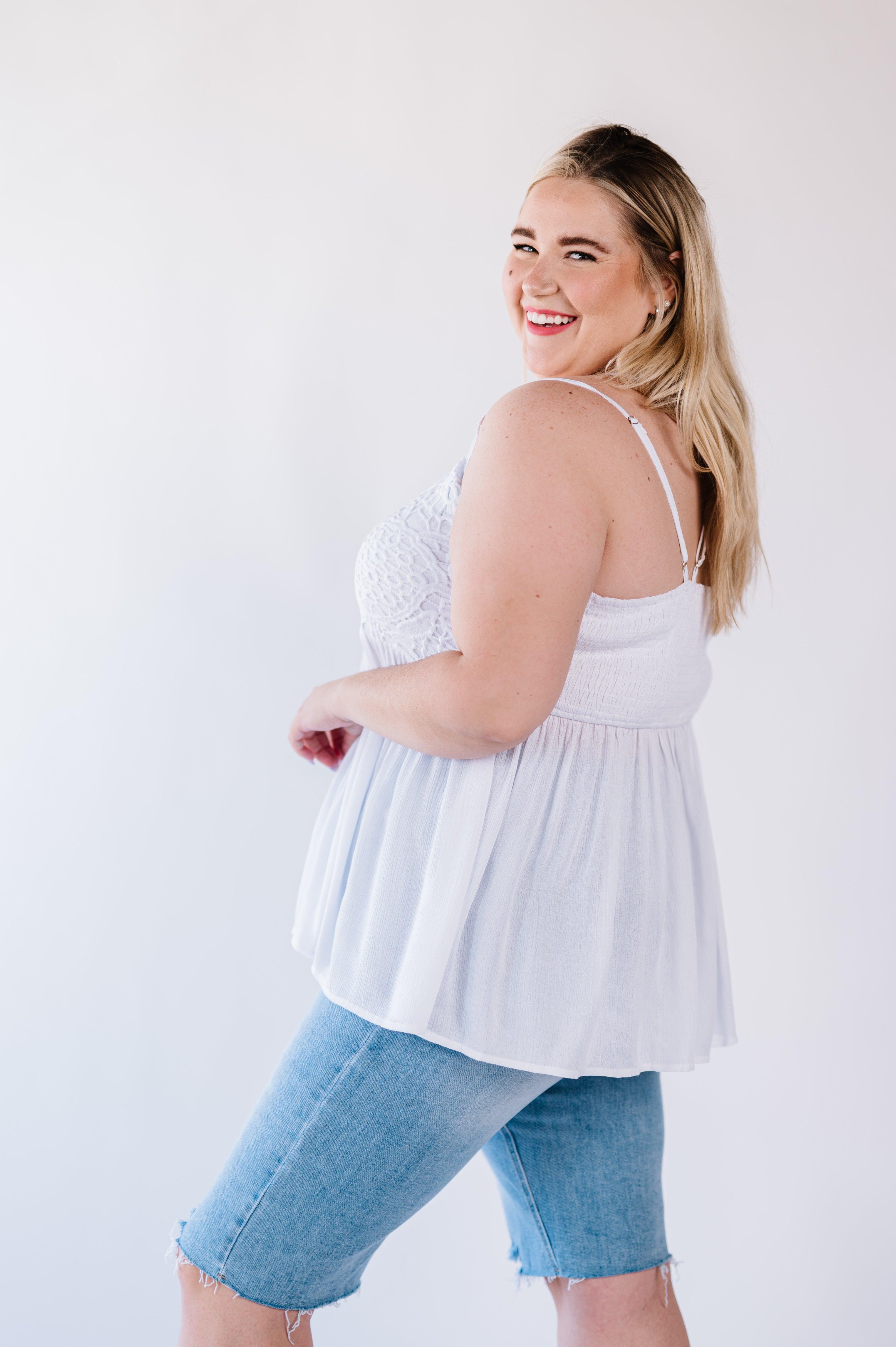 Grace Lace Tank Top - Atomic Wildflower