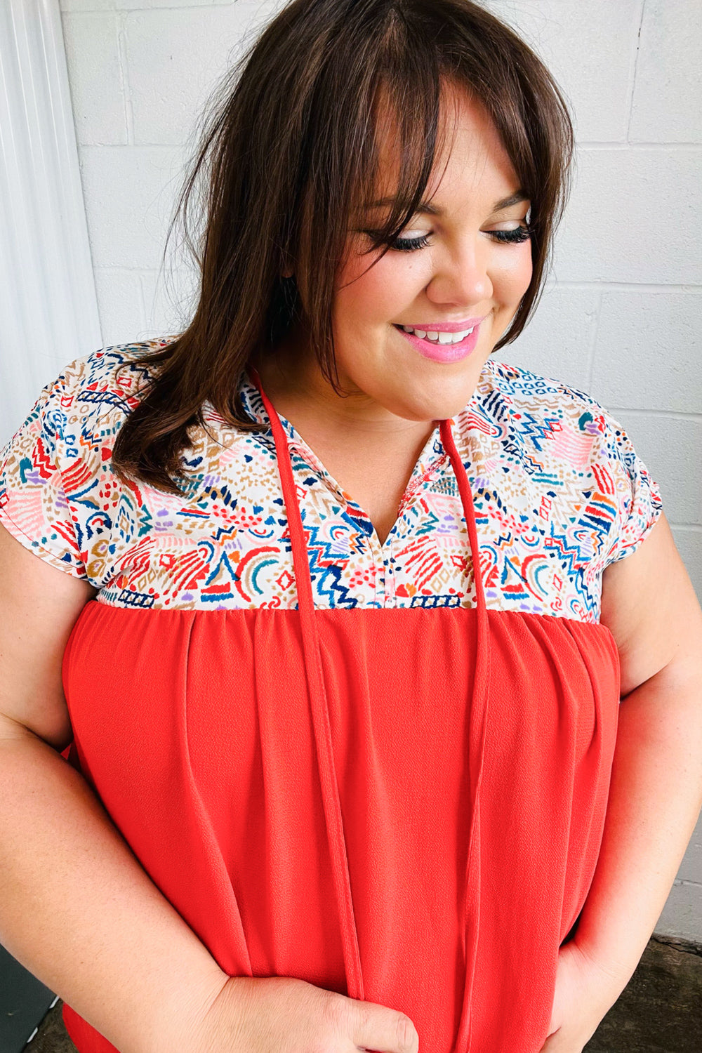 Set For Days Dolman Top - Atomic Wildflower