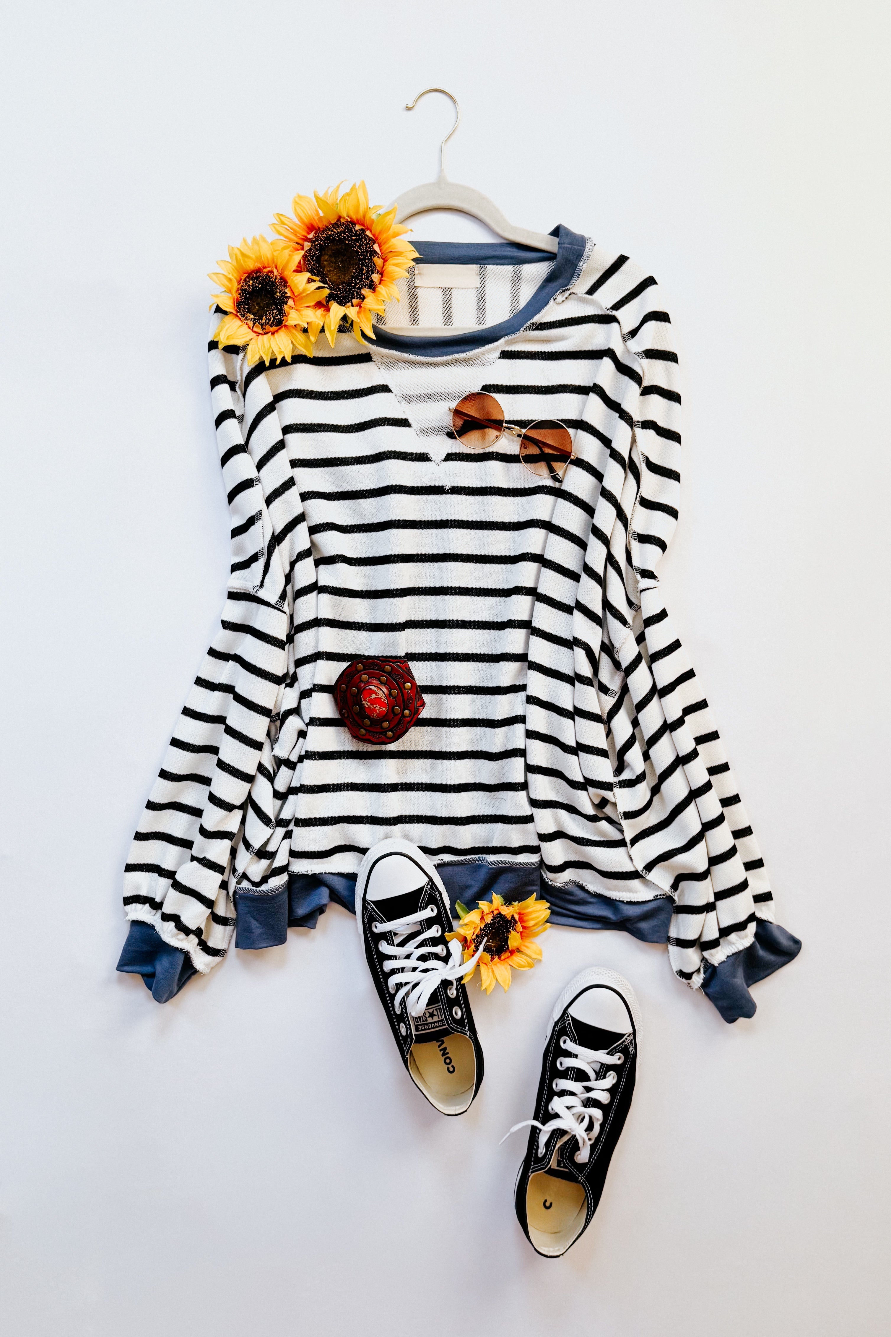 Cute in Comfort Crew Neck Pullover • Denim