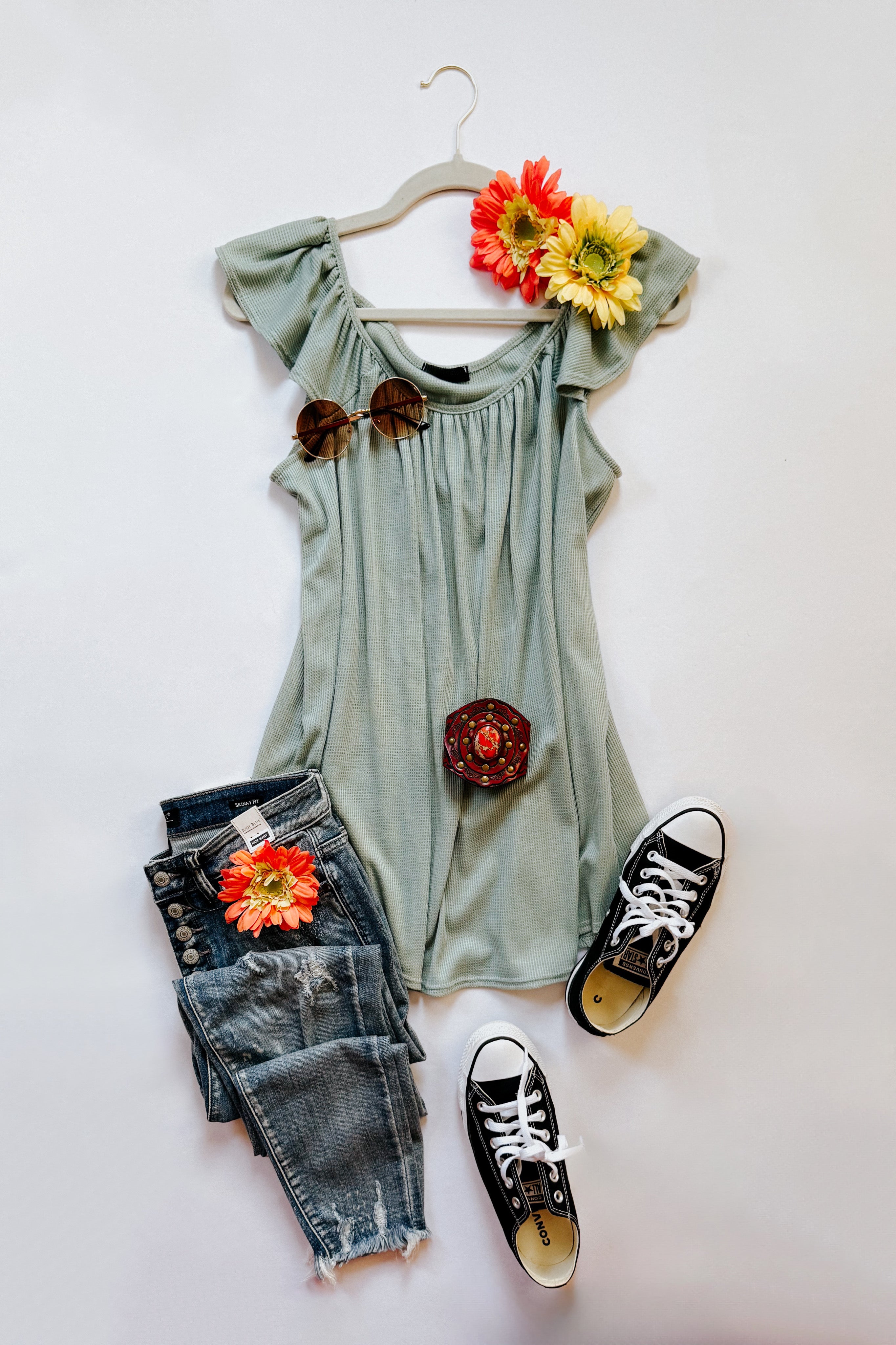 Sage The Day Top