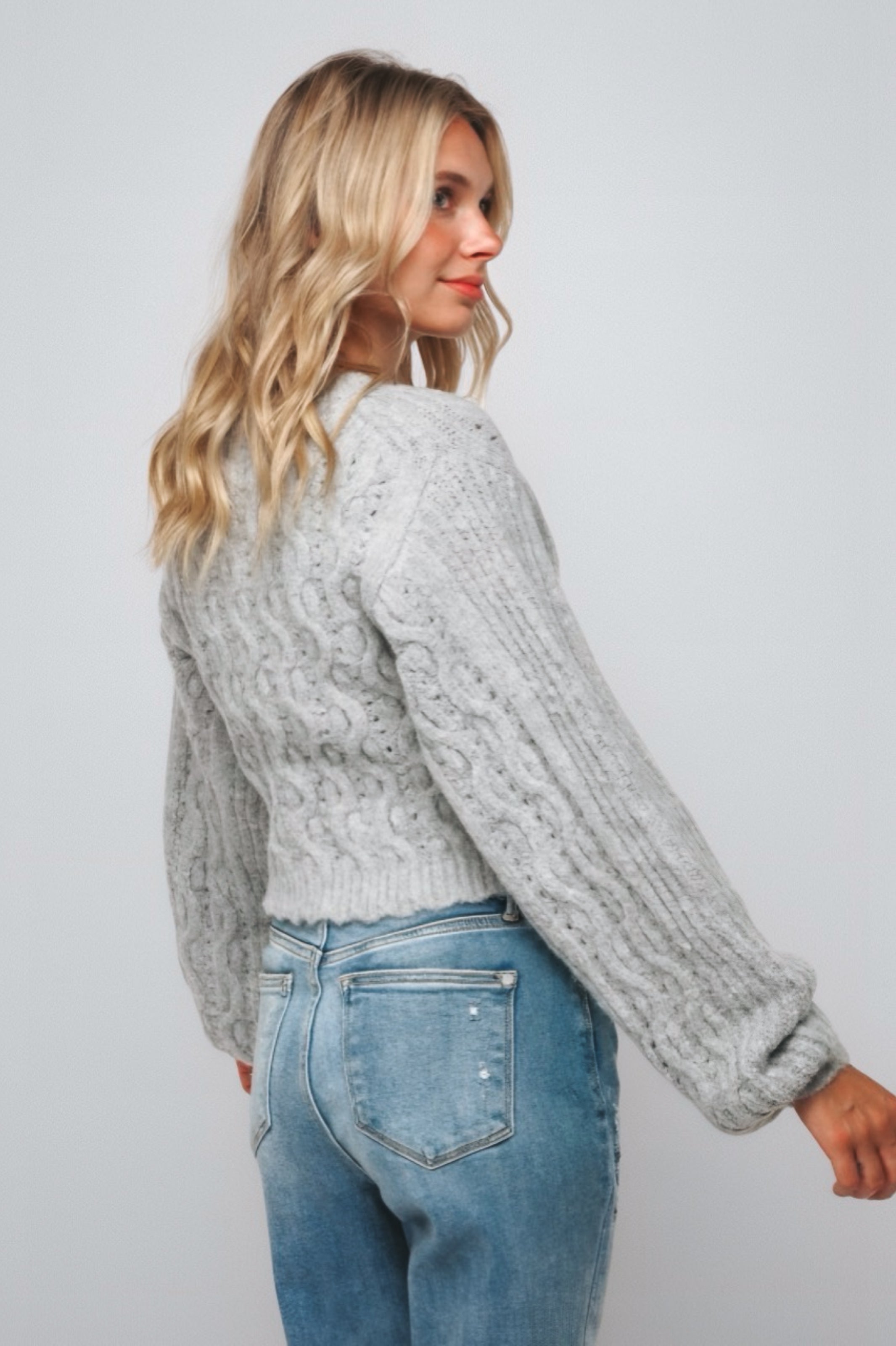 Winter Belle Button Down Sweater