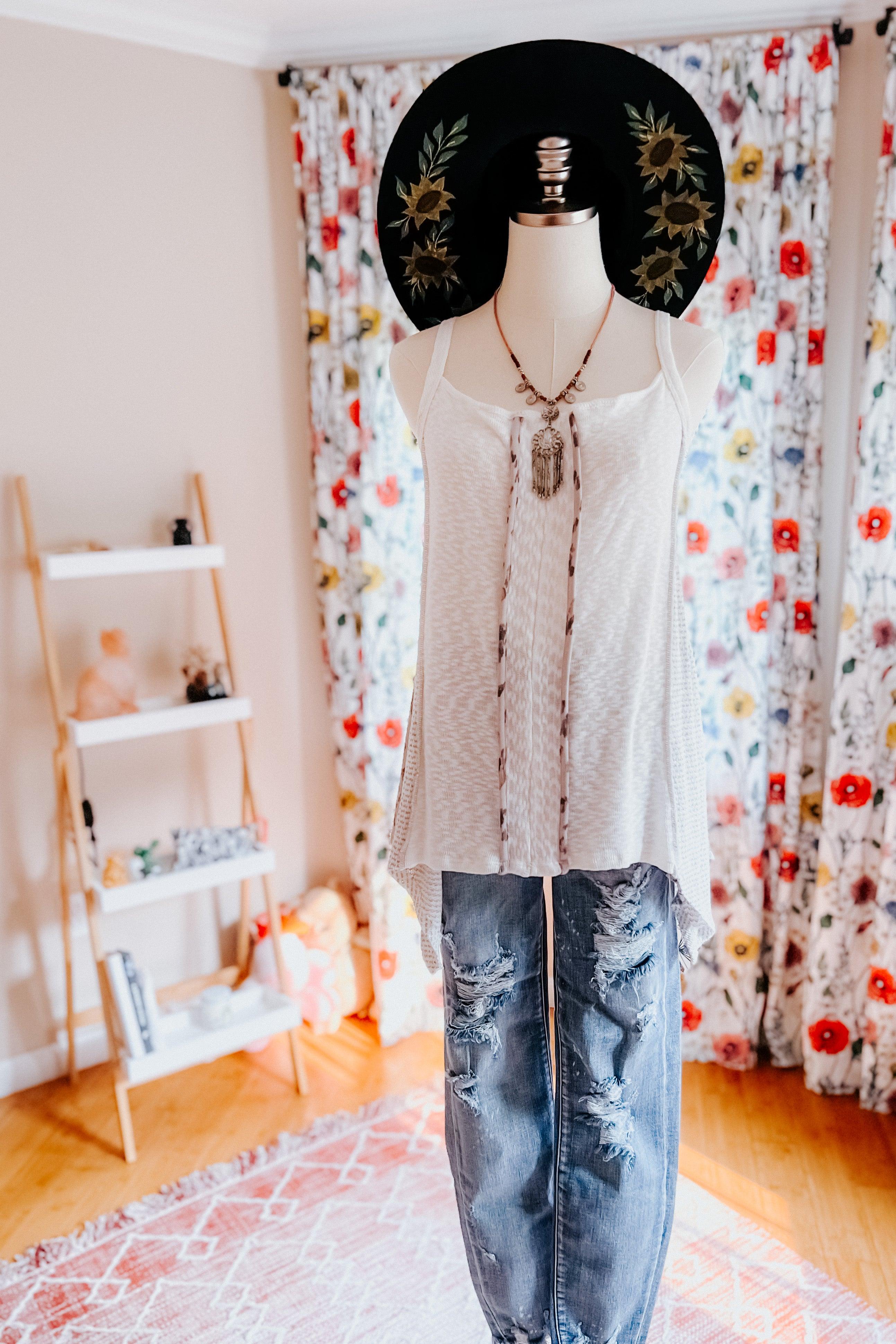 Bring The Whimsy Sleeveless Top - Atomic Wildflower