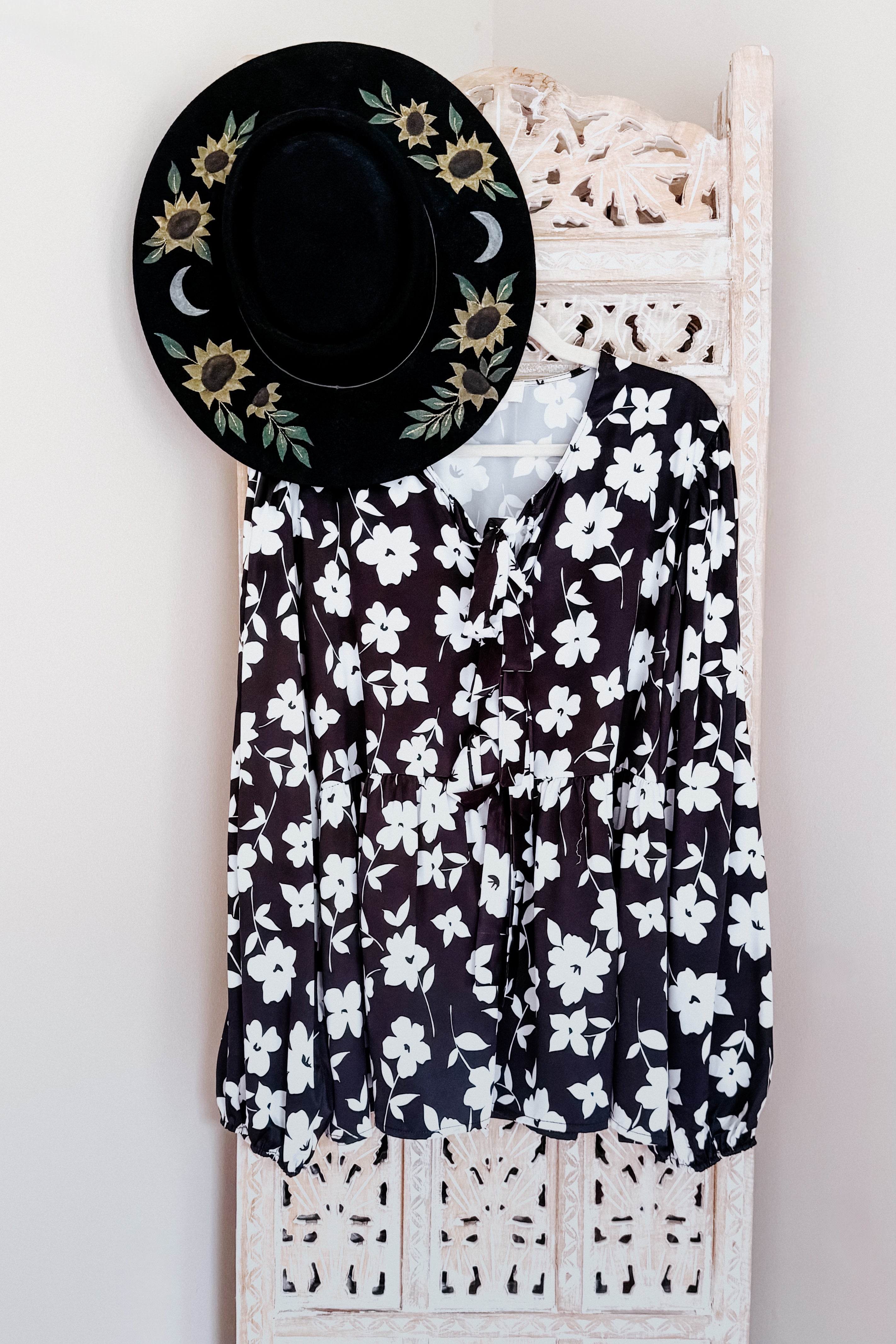 Fleur with Flair Double Bow Babydoll Top