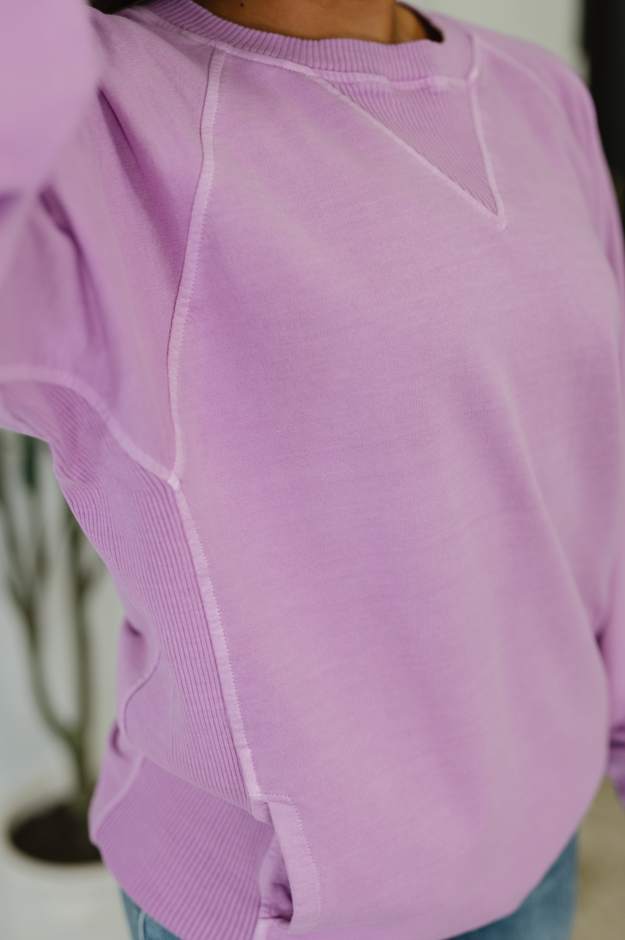 For the Experience Relaxed Pullover • Lavender
