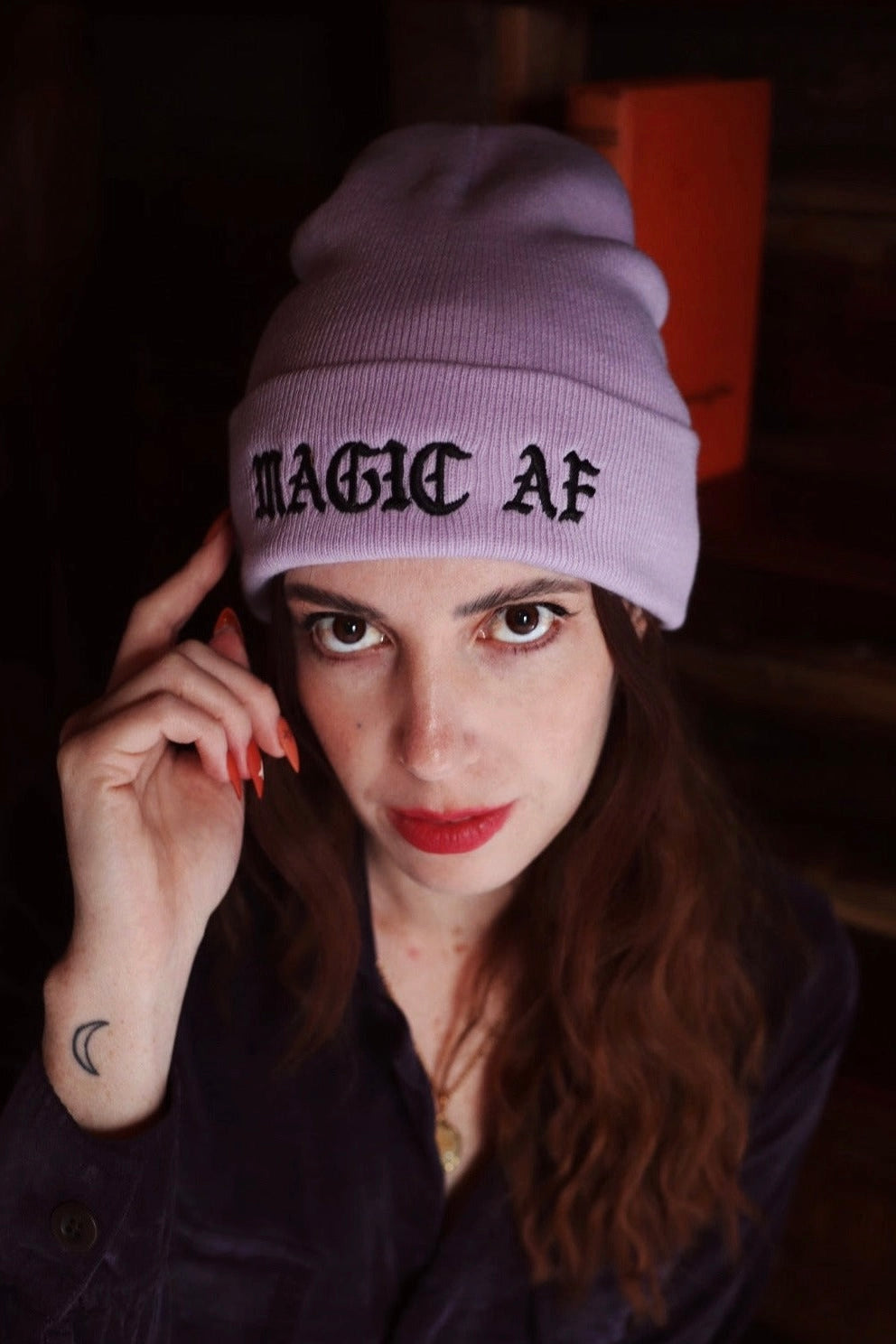 Magic AF Lavender Beanie