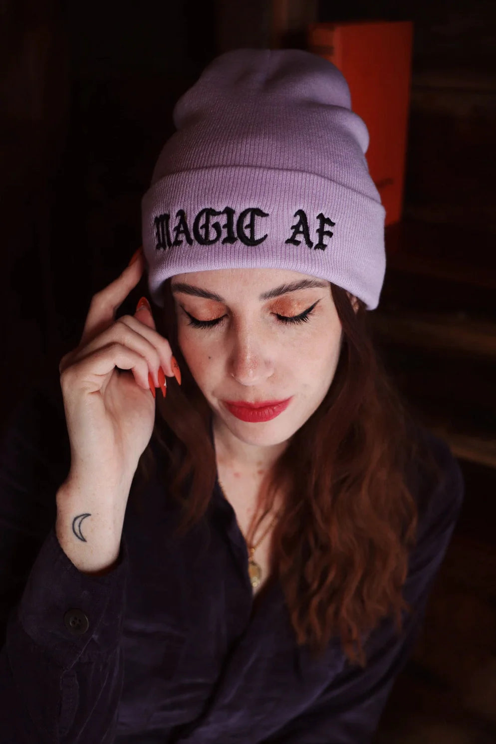 Magic AF Lavender Beanie