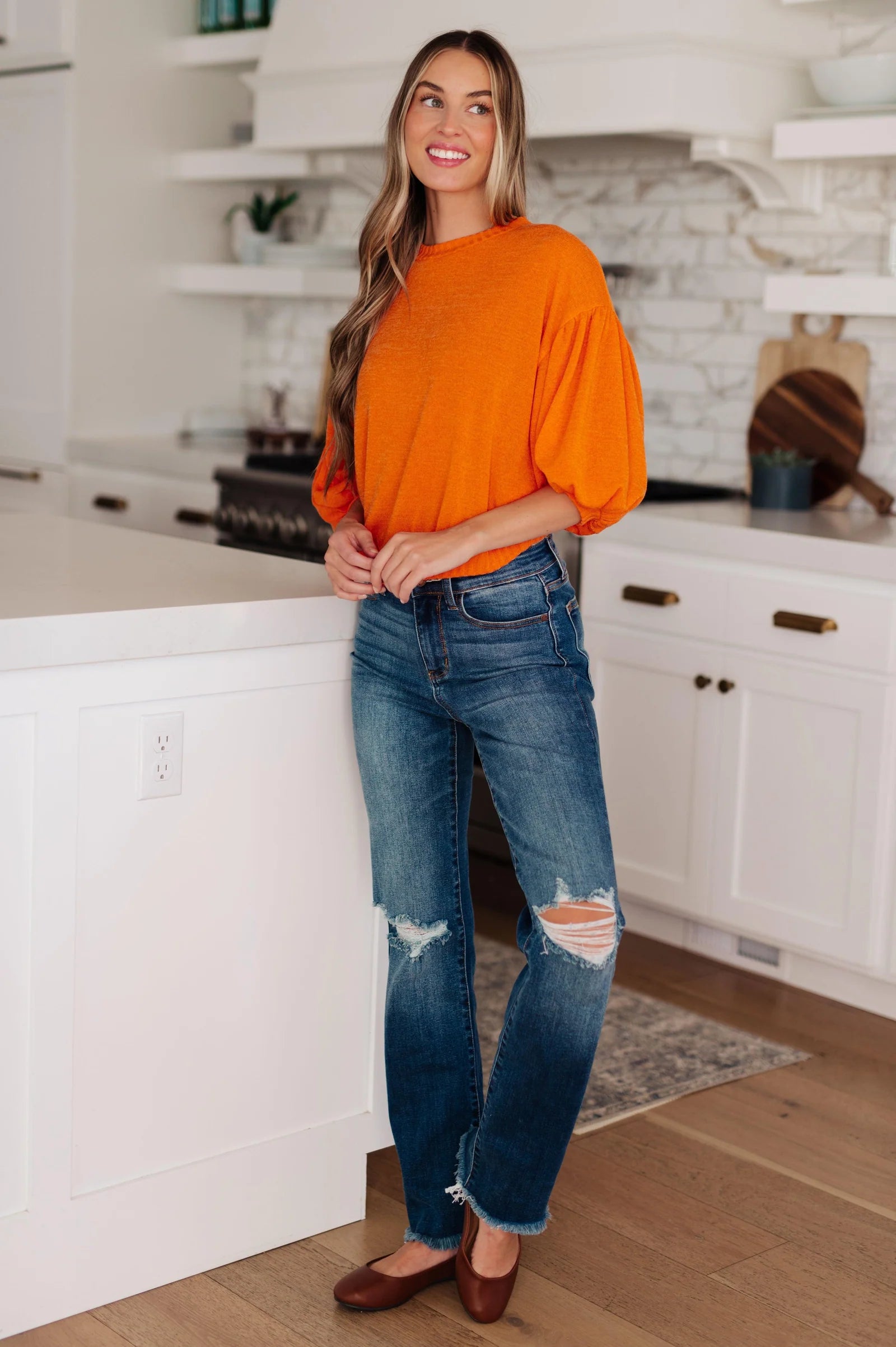 Subway Station Sweater • Orange