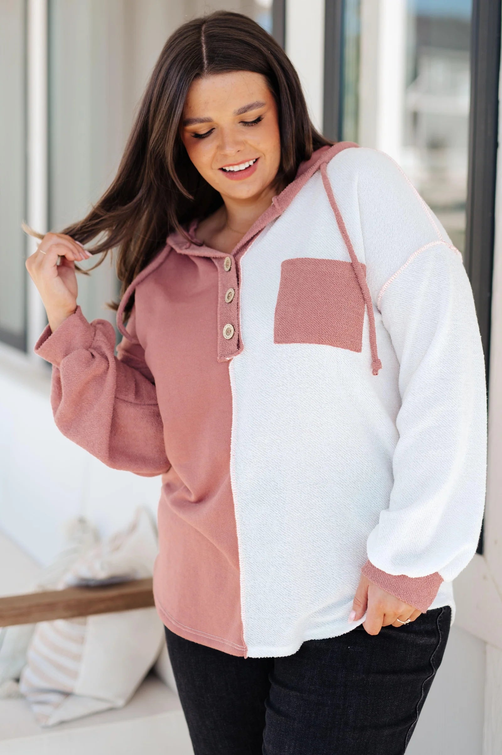 Best On The Block Color Block Hoodie