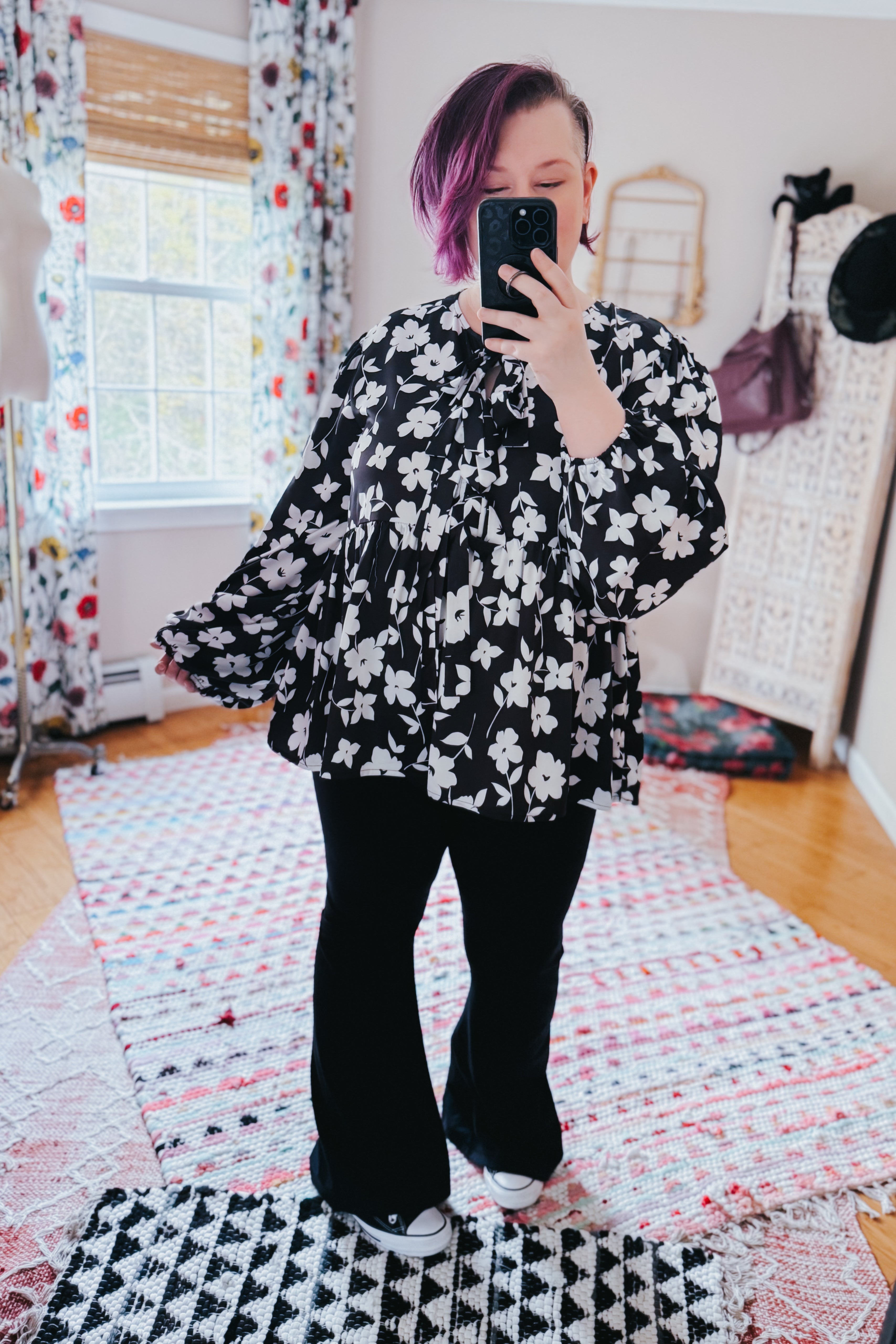 Fleur with Flair Double Bow Babydoll Top