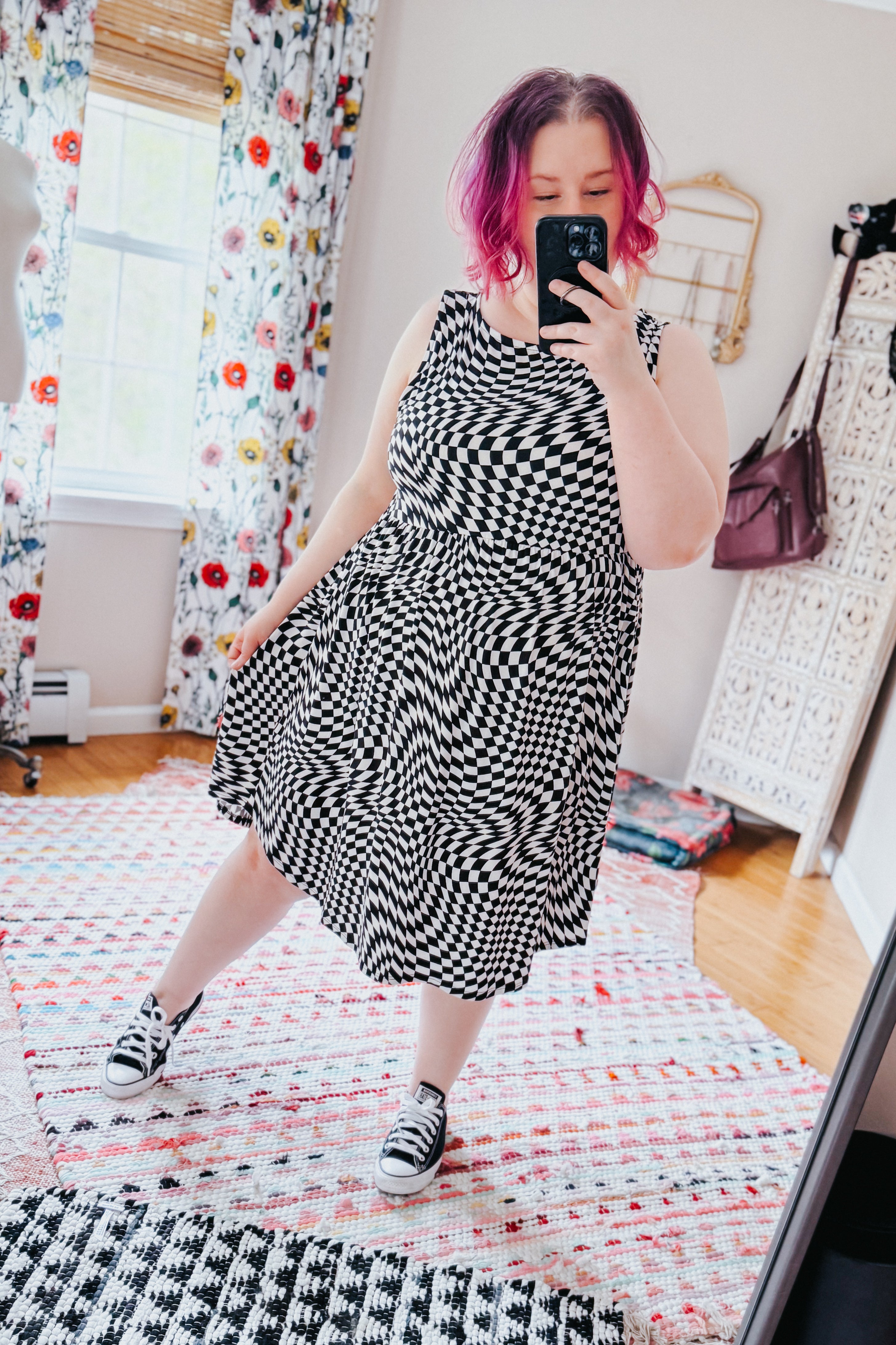 Checkmate Sleeveless Dress