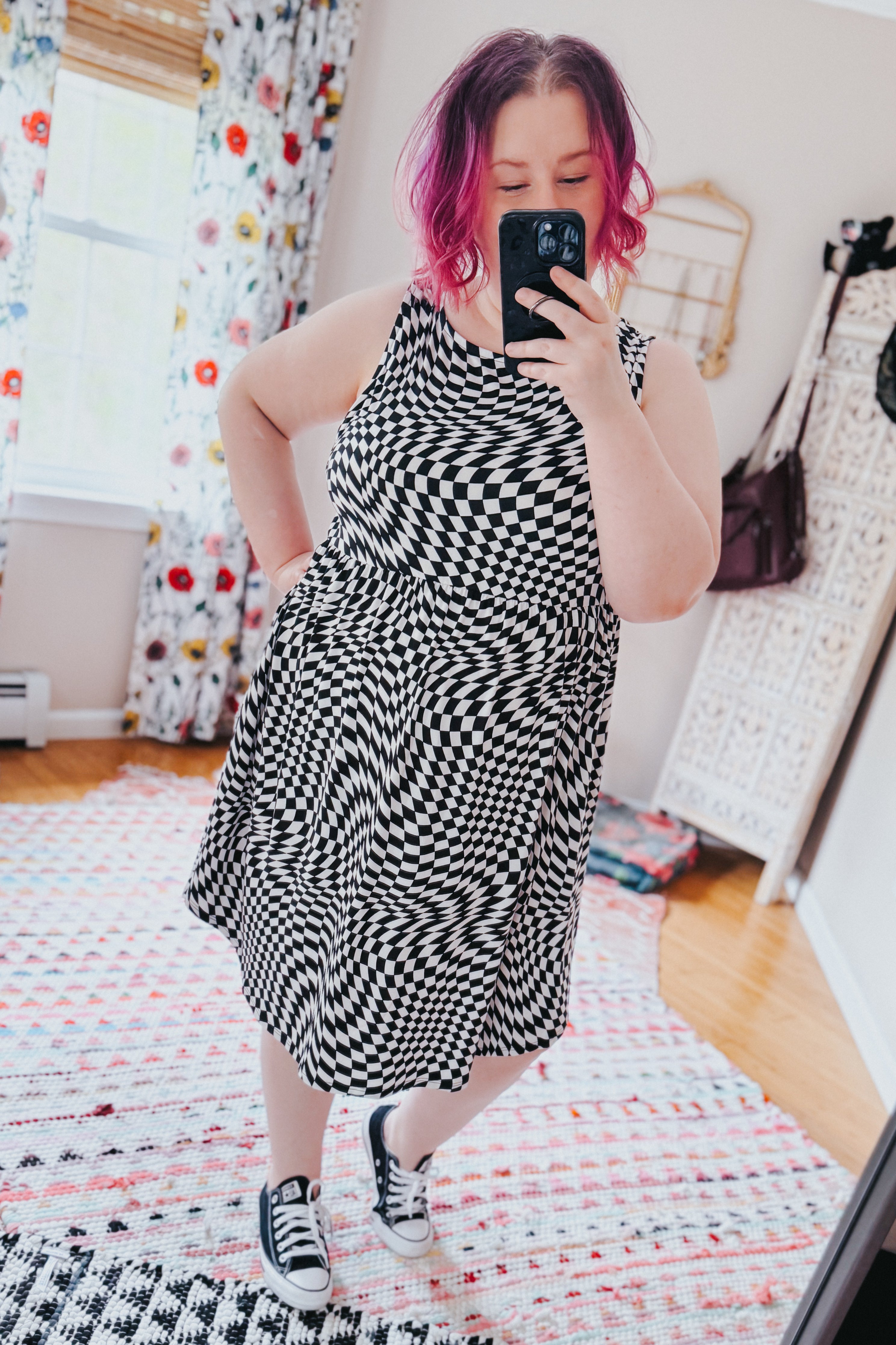 Checkmate Sleeveless Dress