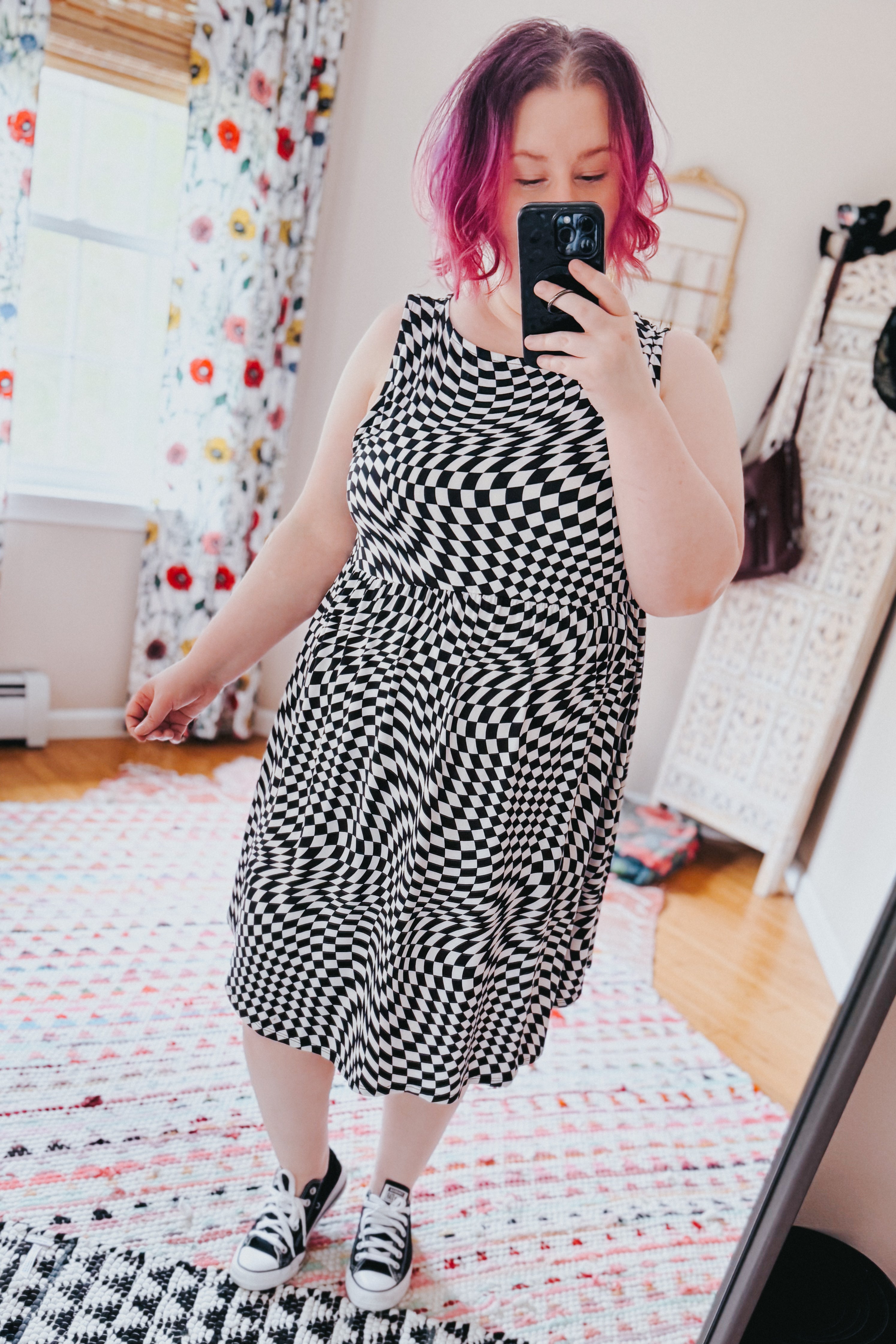 Checkmate Sleeveless Dress