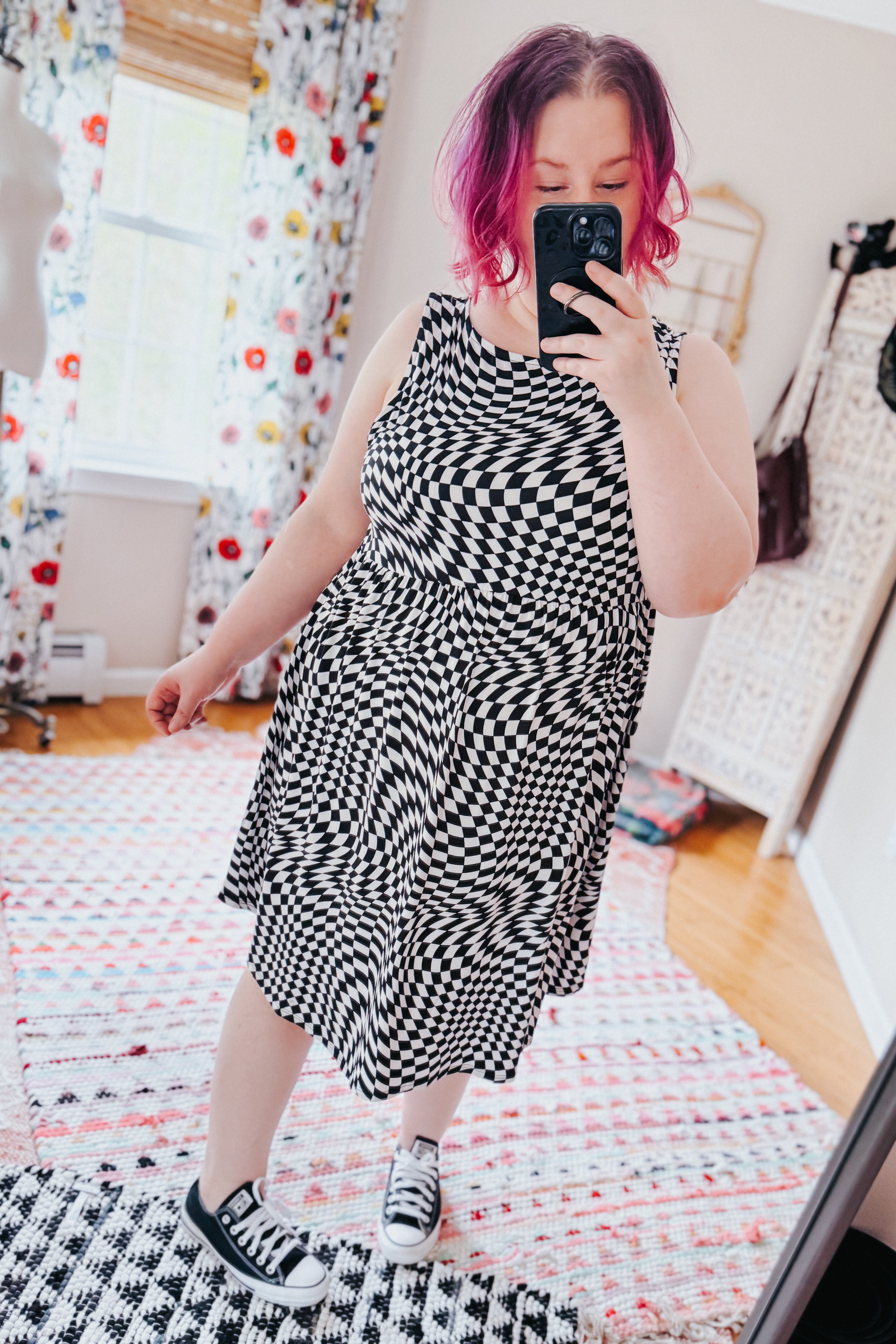 Checkmate Sleeveless Dress