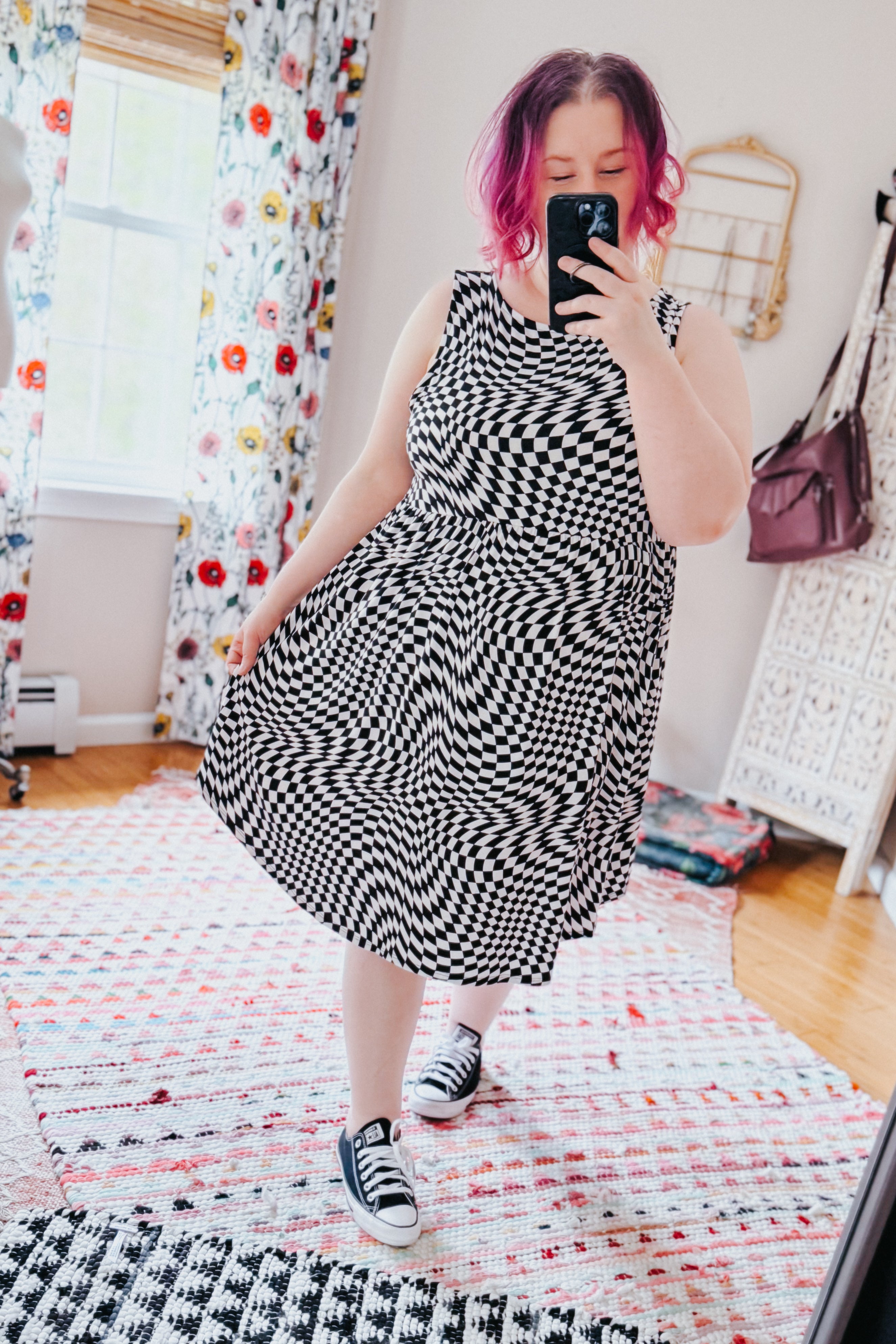 Checkmate Sleeveless Dress