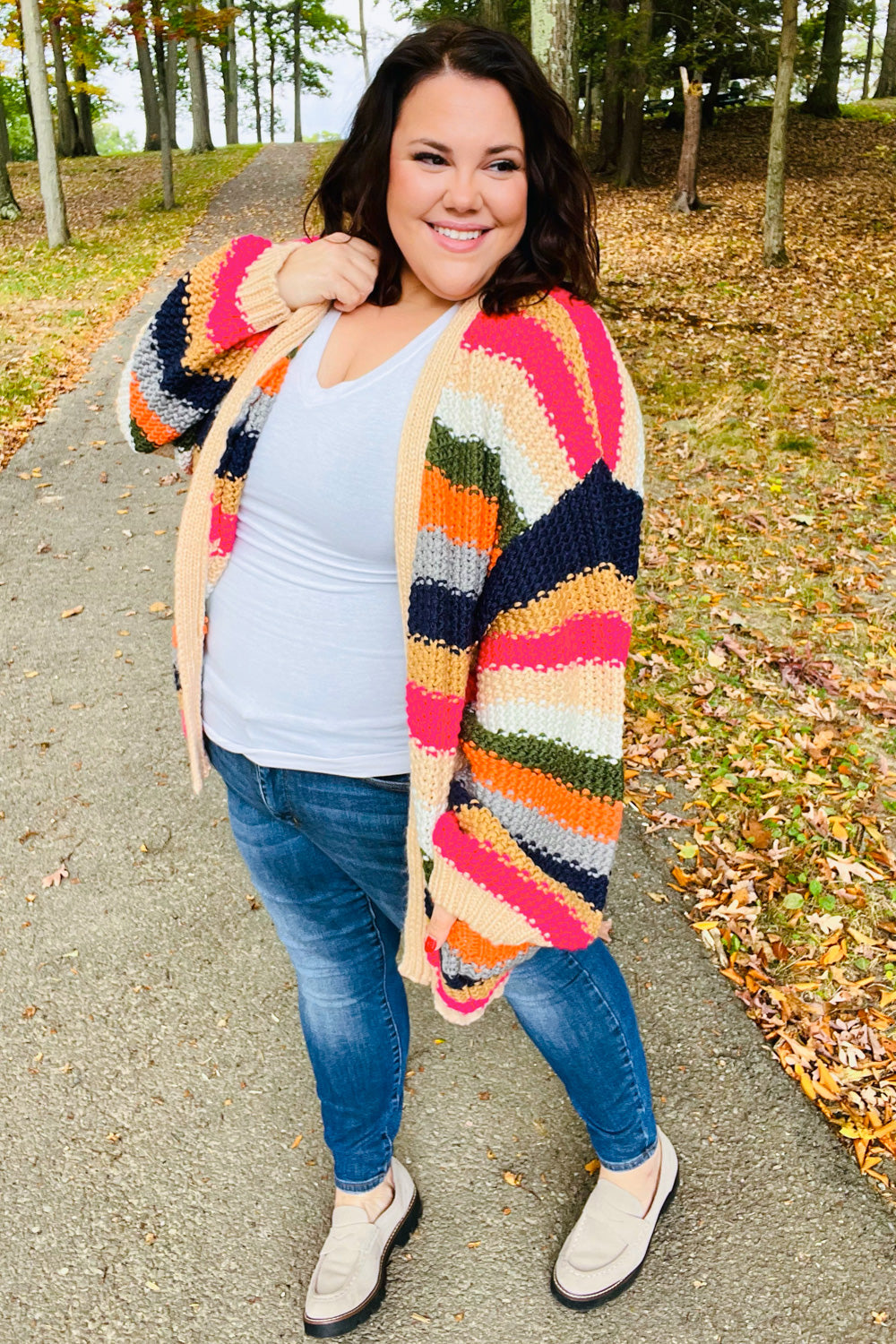 True Colors Crochet Chunky Oversized Cardigan