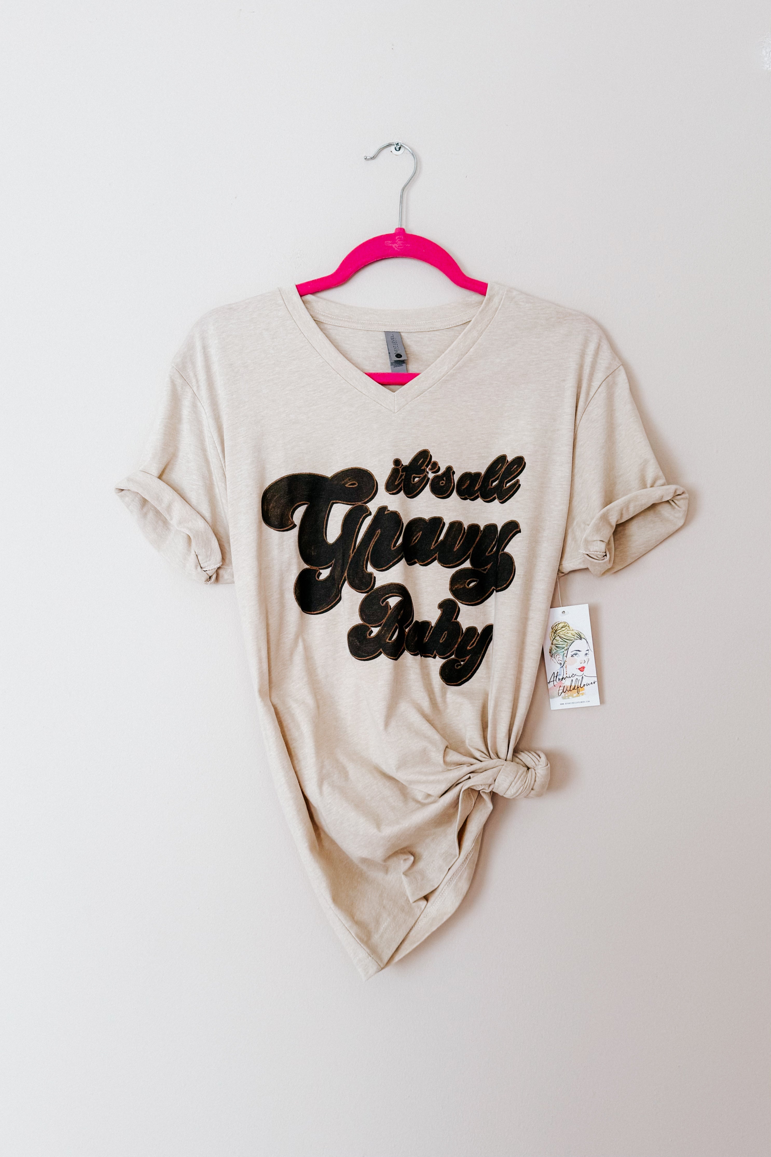 It’s All Gravy Baby V Neck Tee