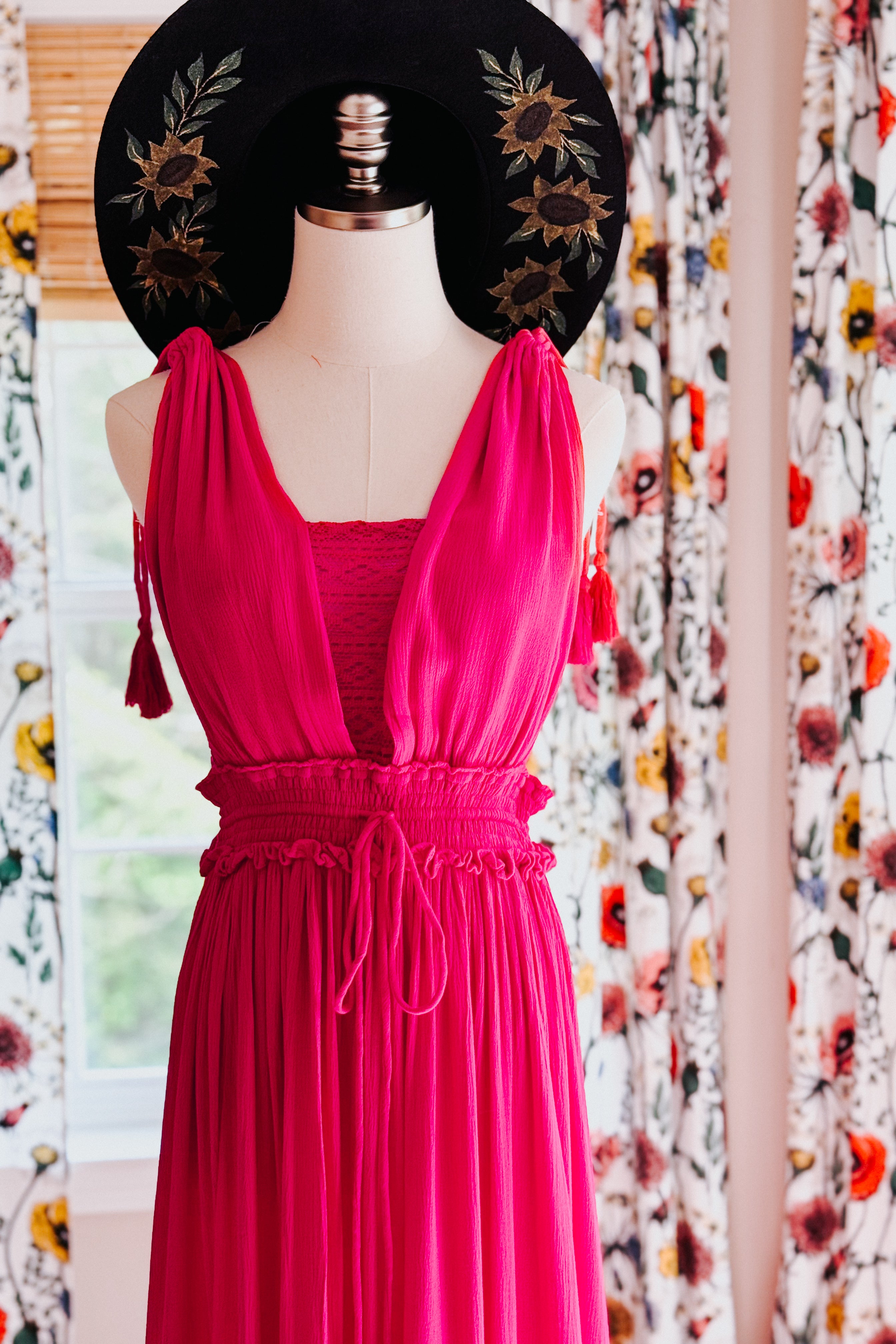 Ruffle & Radiance Maxi Dress