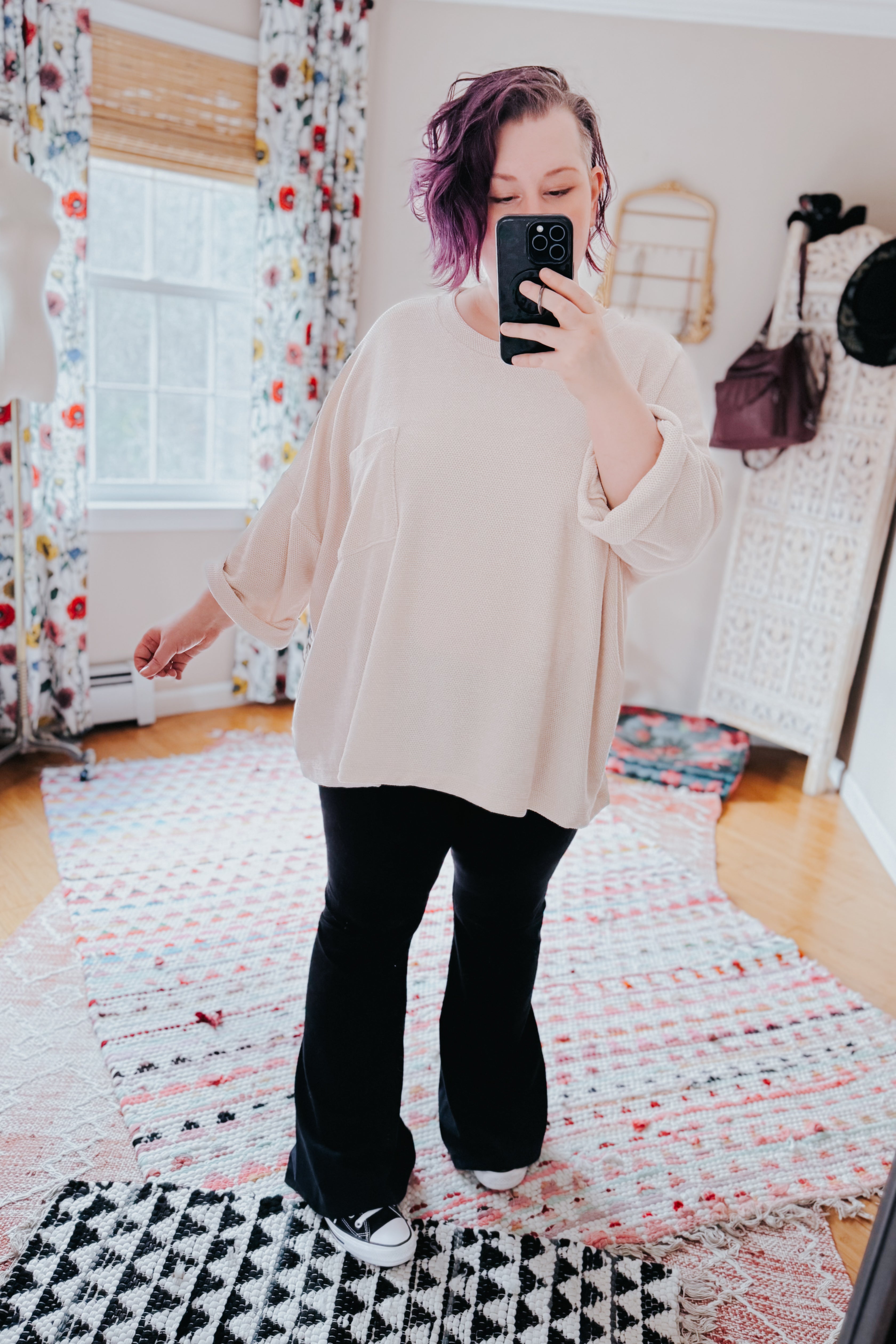 Ivory Thoughts Chenille Blouse