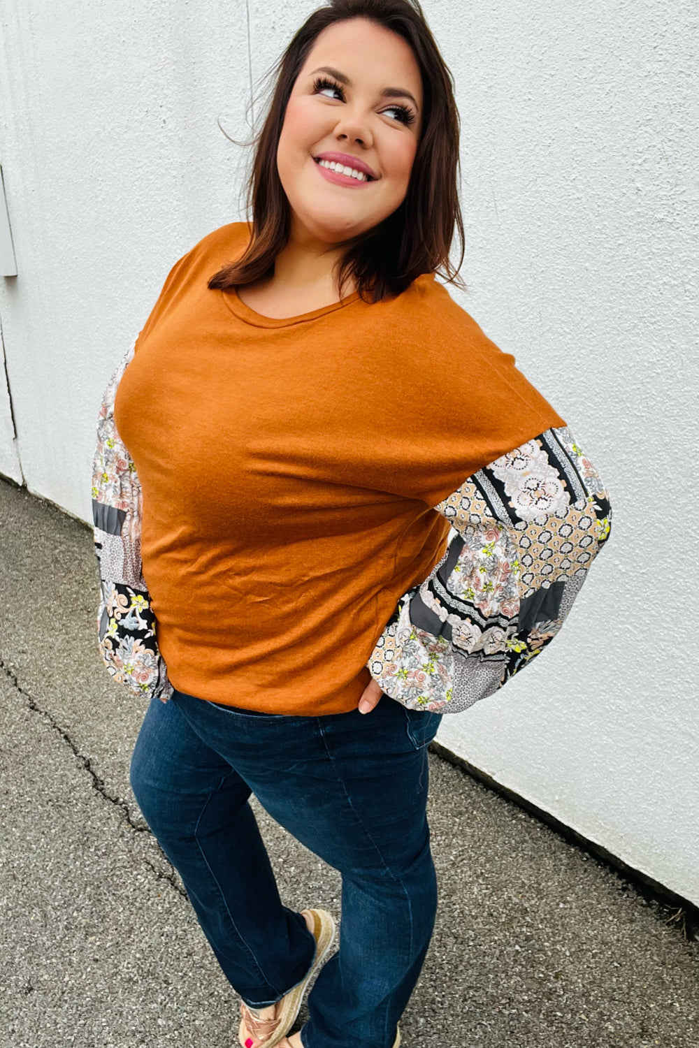 Go Your Own Way Bubble Sleeve Top