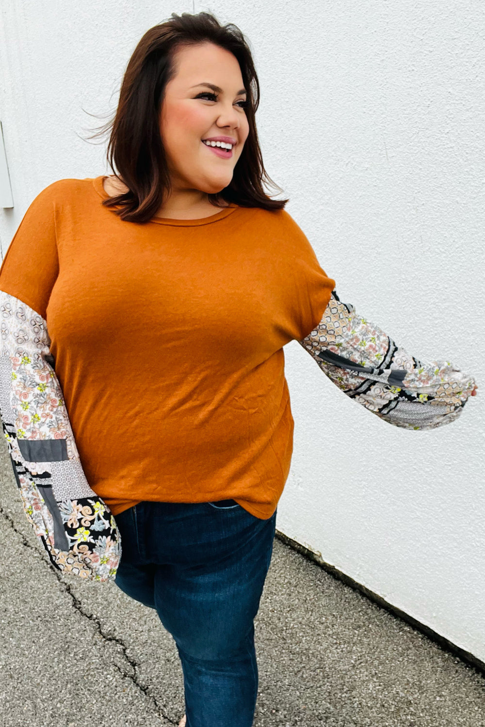 Go Your Own Way Bubble Sleeve Top
