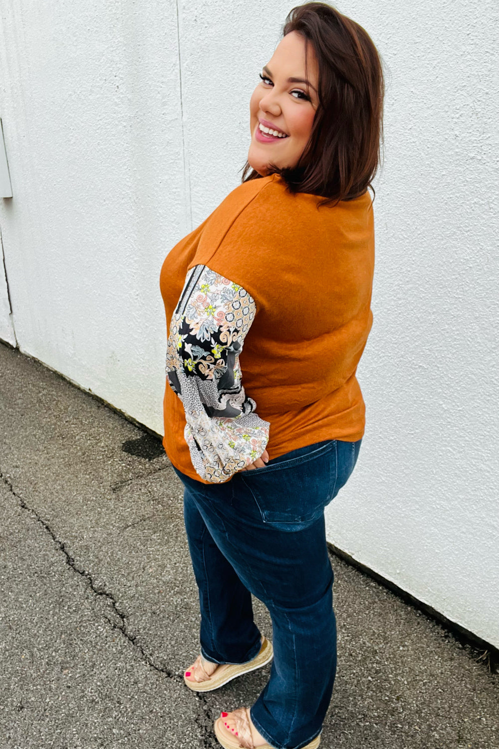 Go Your Own Way Bubble Sleeve Top