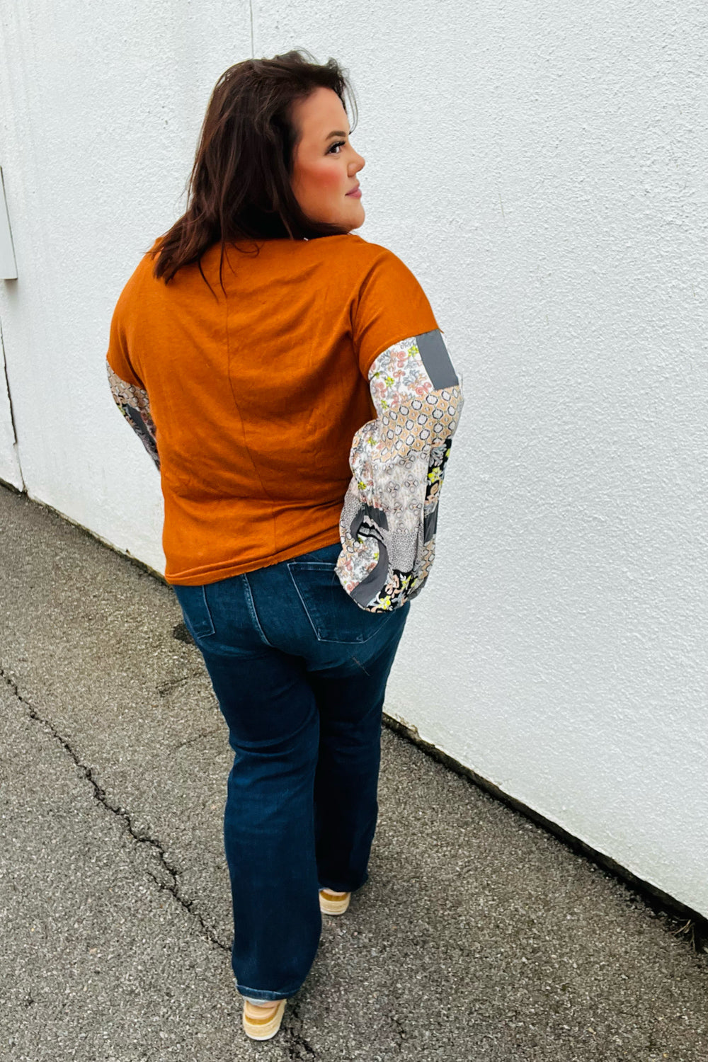 Go Your Own Way Bubble Sleeve Top