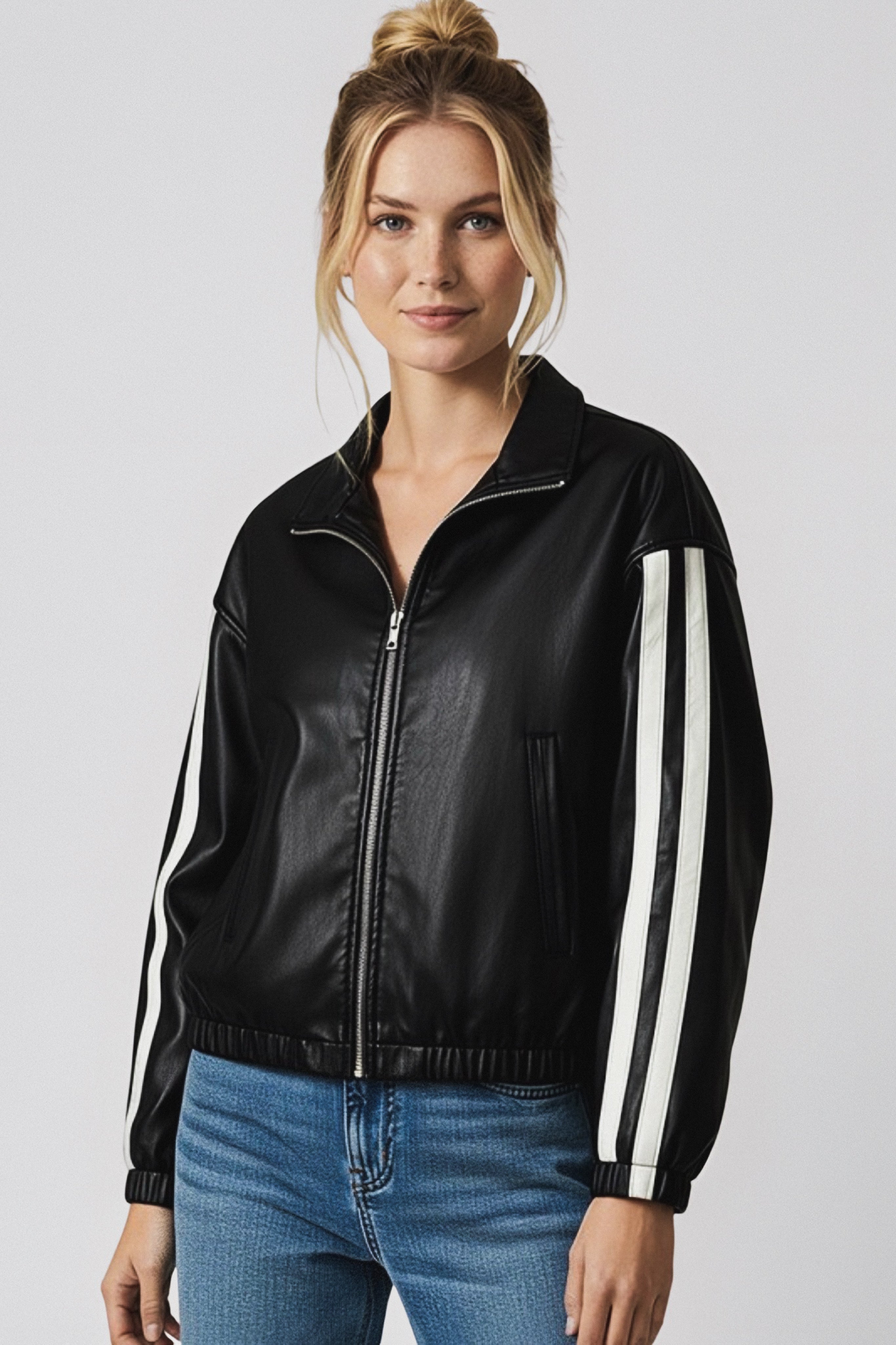 Street Stride Pleather Jacket