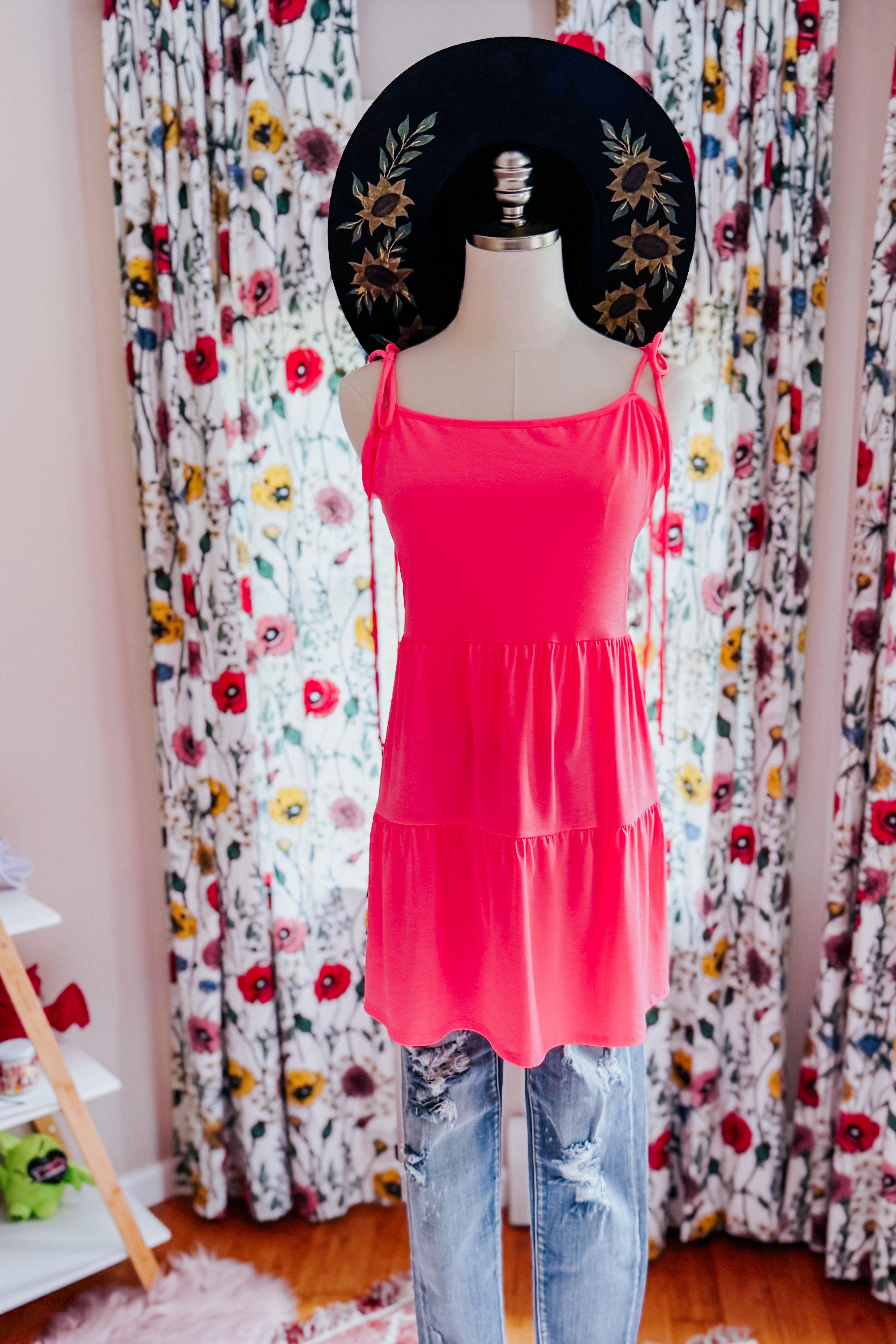 Electric Vibes Tiered Top
