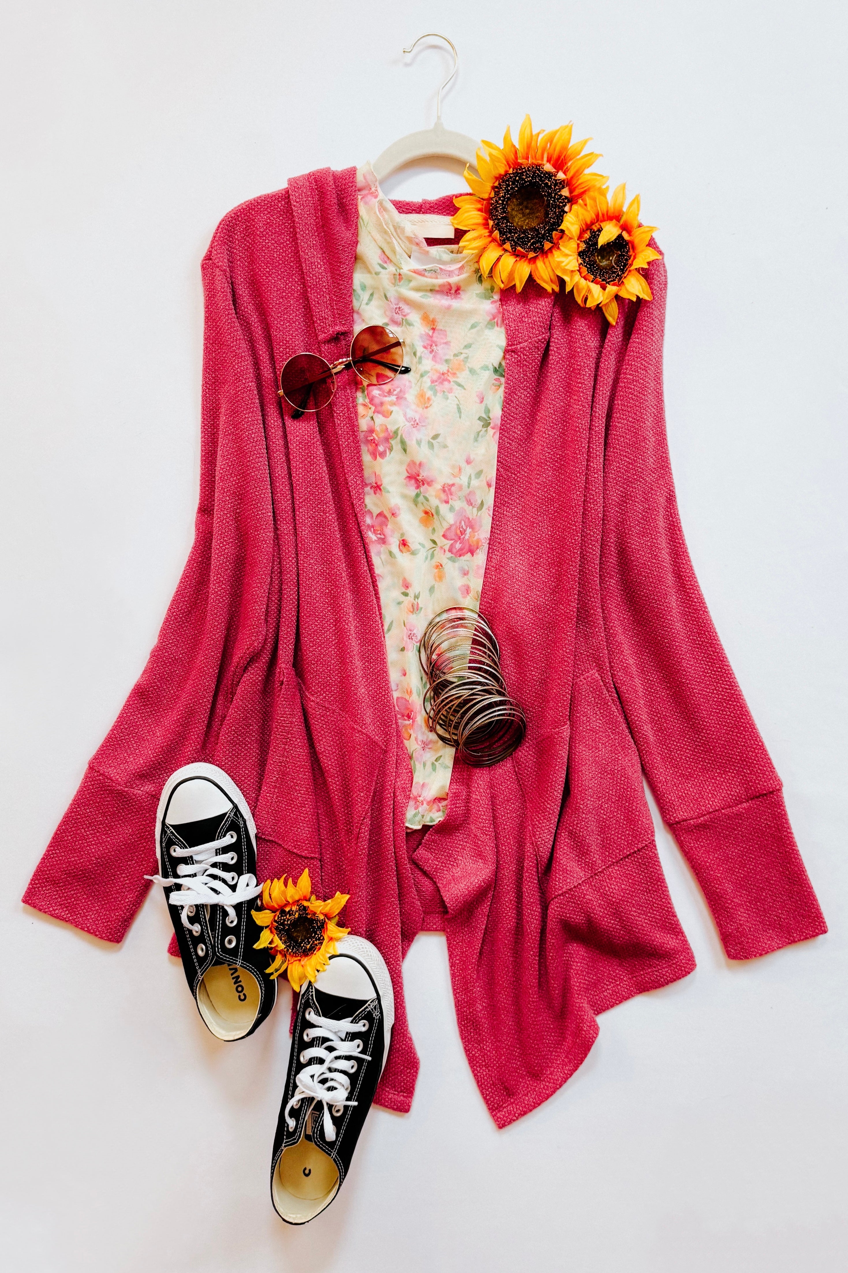 Chilling On A Sunday Light Cardigan Hoodie