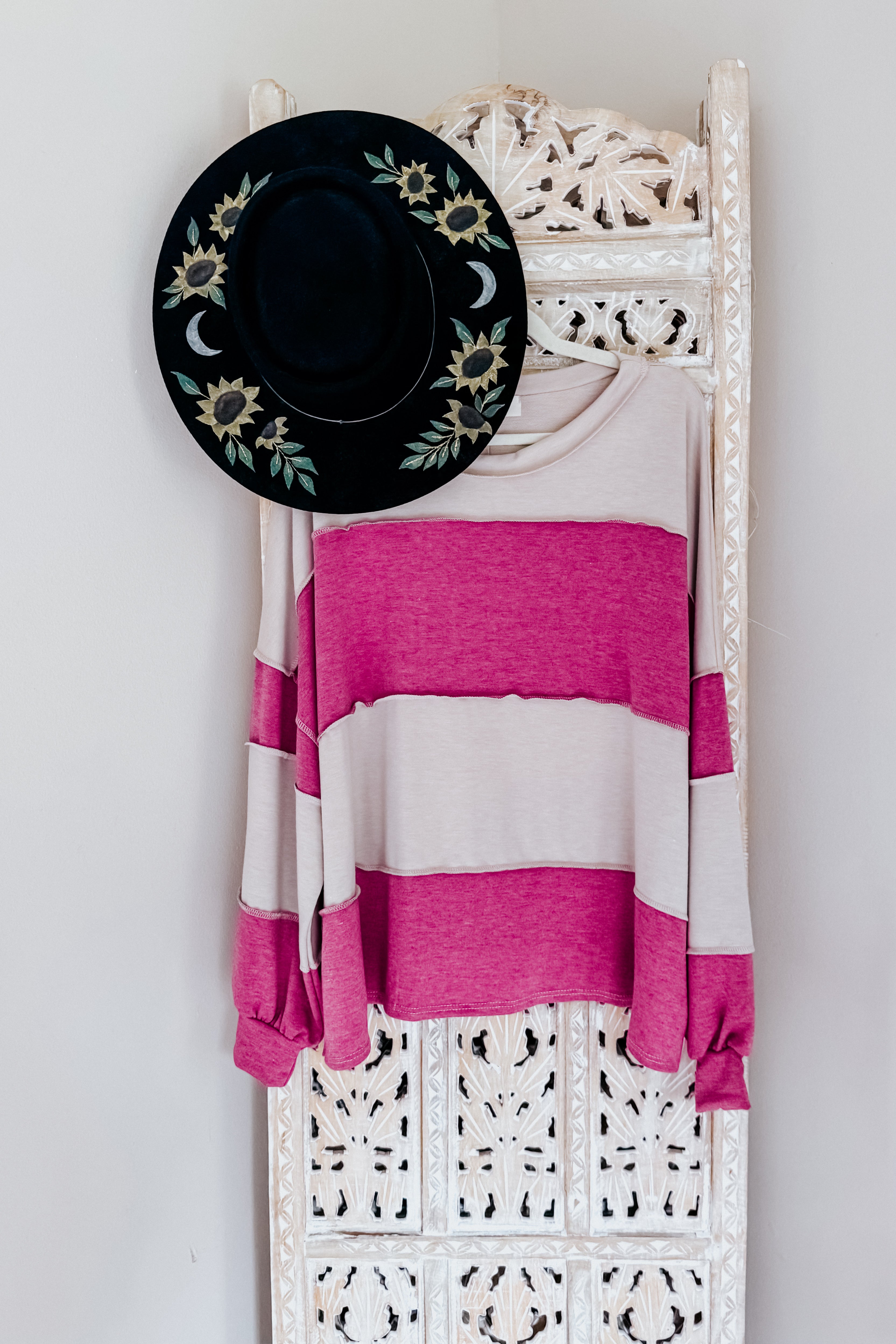 At the Block Party Pullover • Magenta