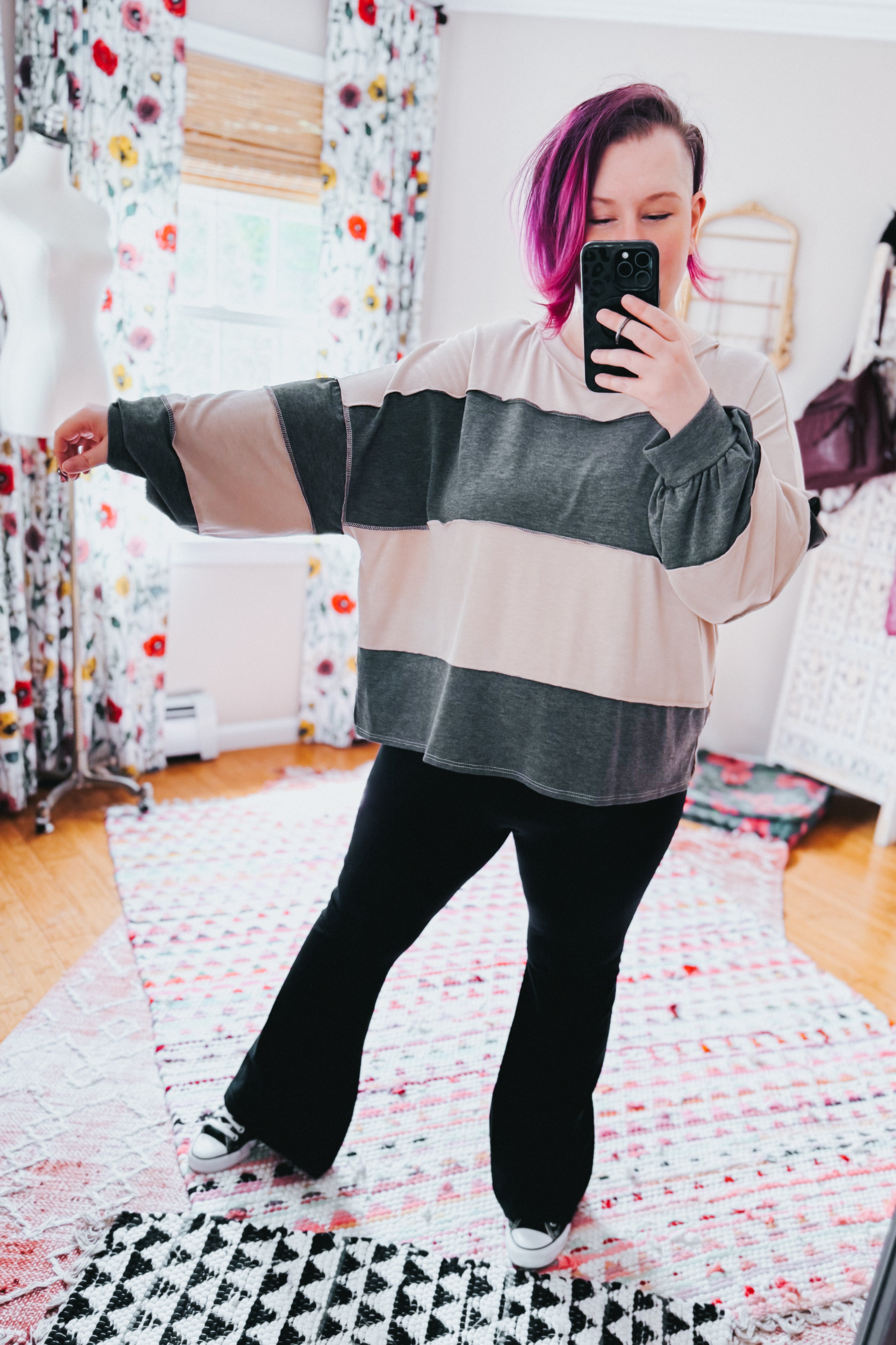 At the Block Party Pullover • Dusty Teal
