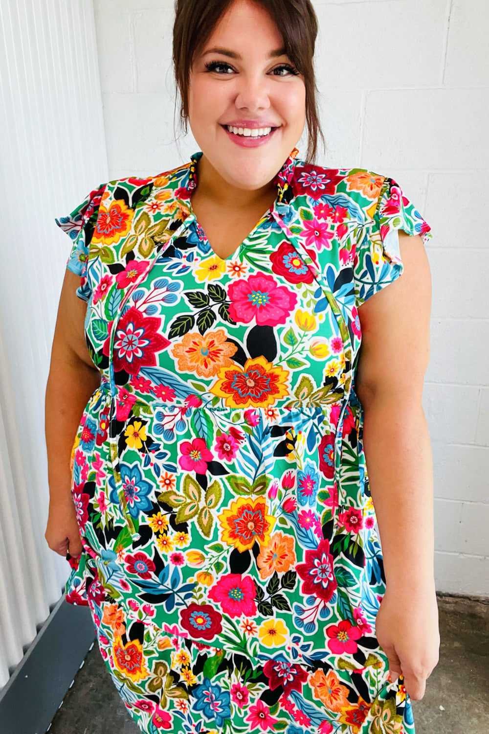 Equinox Ruffled Dress